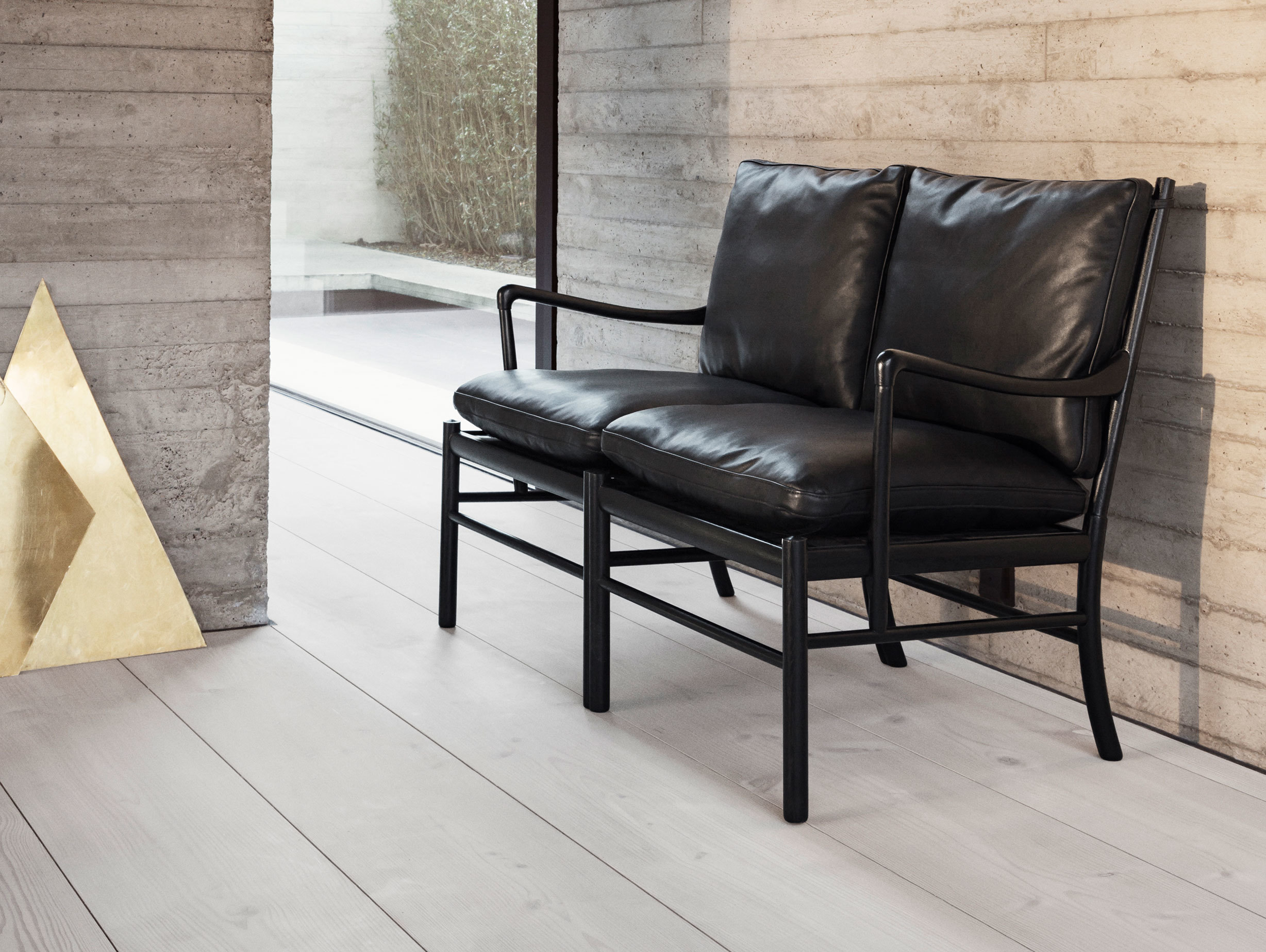 Carl Hansen Ow149 Colonial Sofa Black