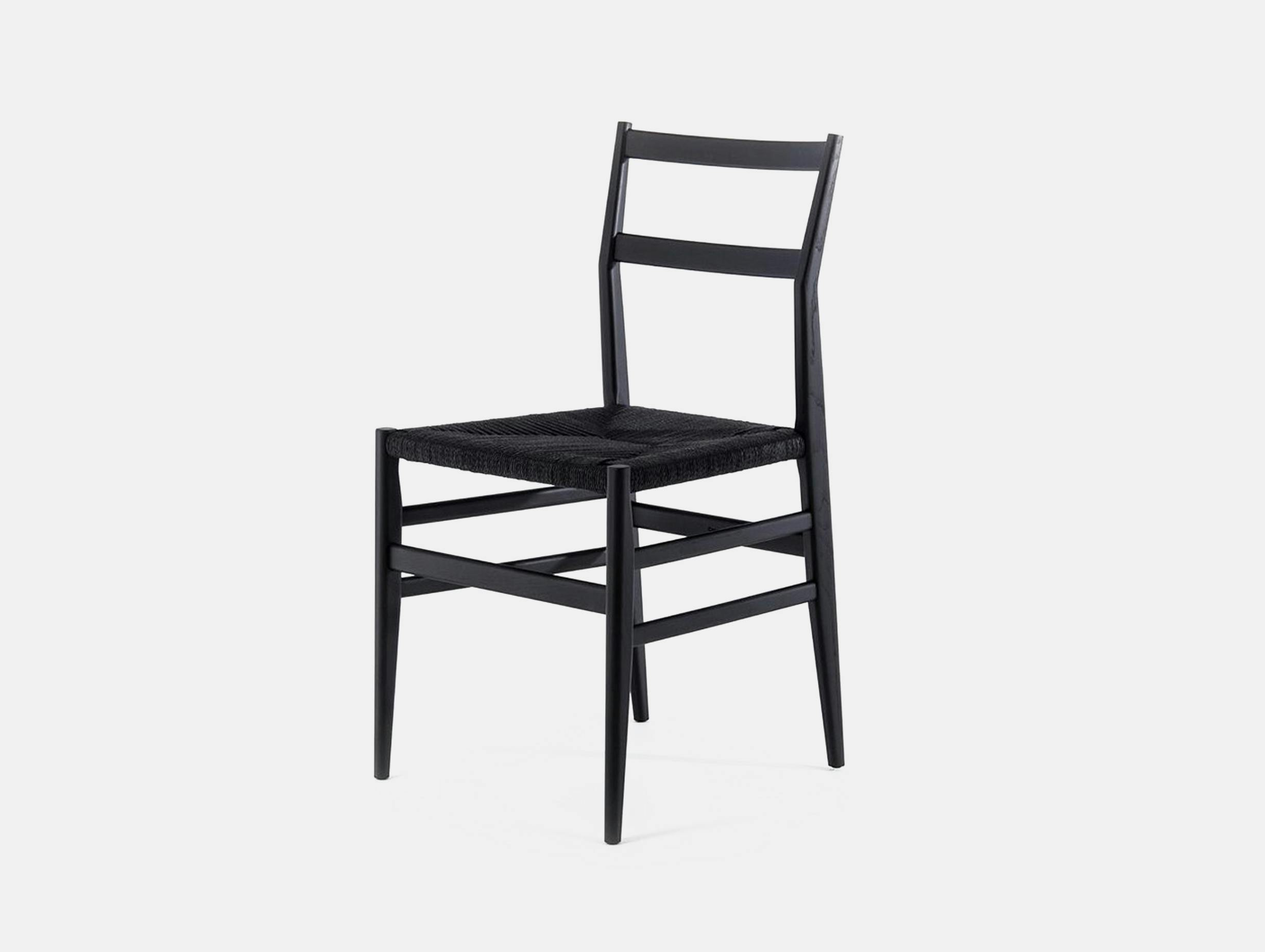 Cassina leggera chair black