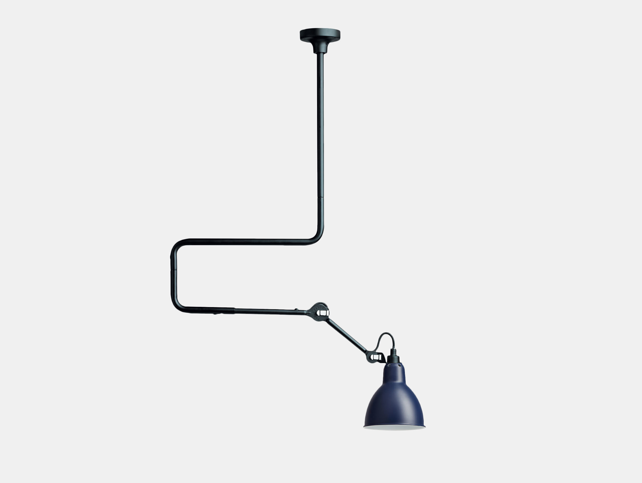 Dcw Lampe Gras No 312 Ceiling Lamp Blue Bernard Albin Gras