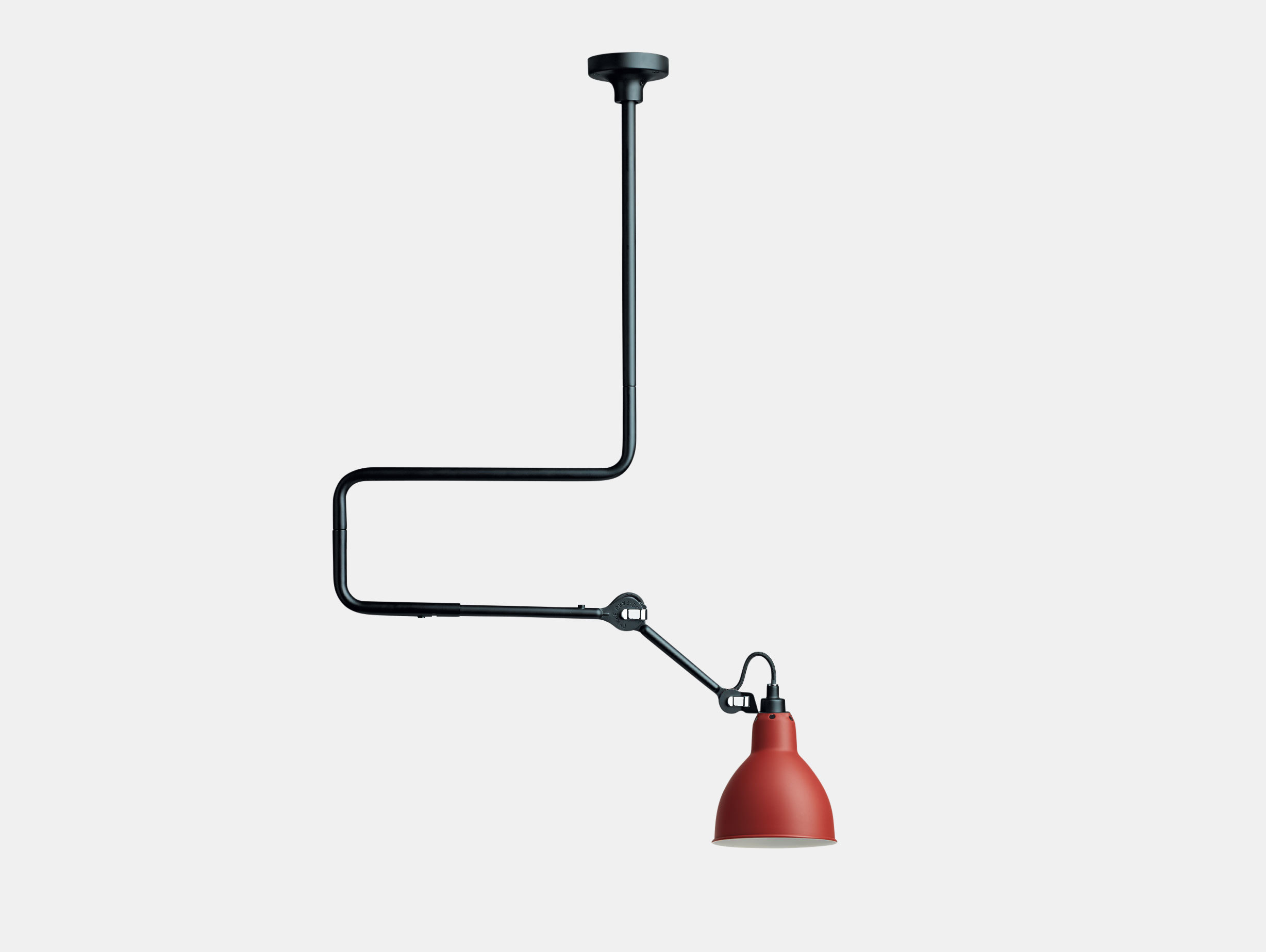 Dcw Lampe Gras No 312 Ceiling Lamp Red Bernard Albin Gras