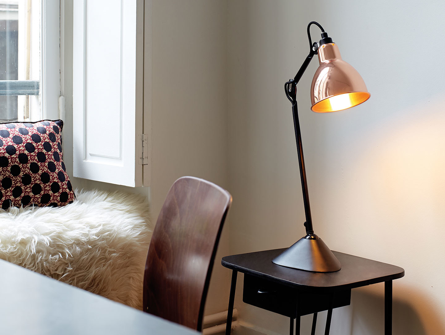 Dcw Lampe Gras No 205 Table Lamp Copper Bernard Albin Gras