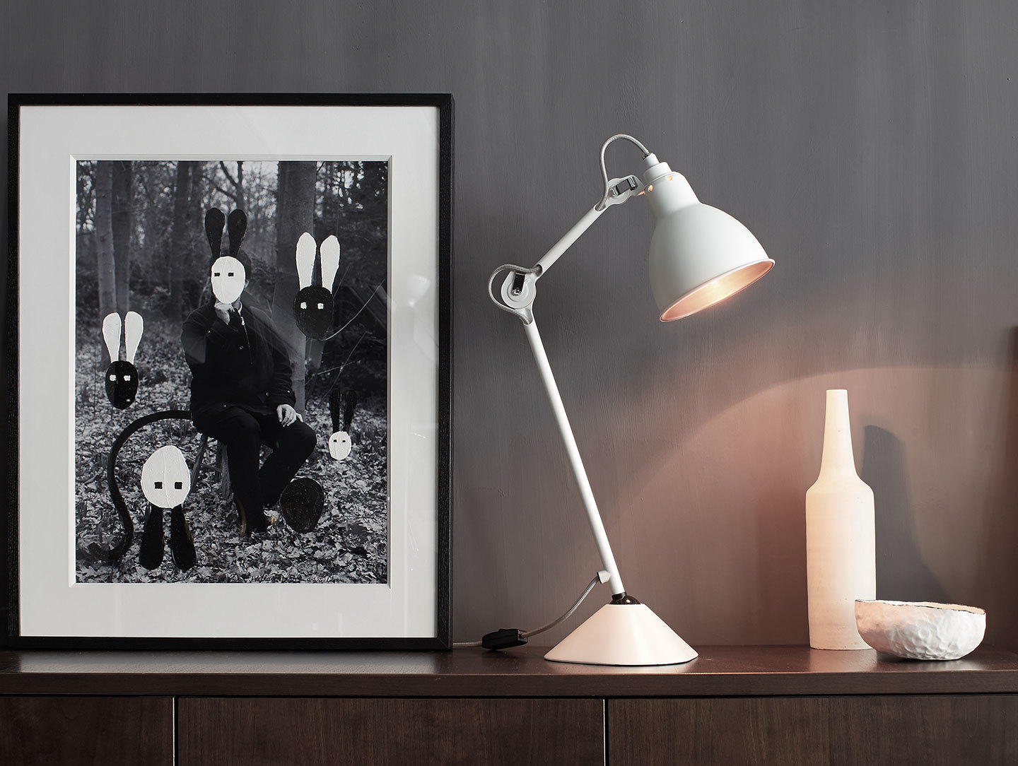 Dcw Lampe Gras No 205 Table Lamp Wh White Bernard Albin Gras