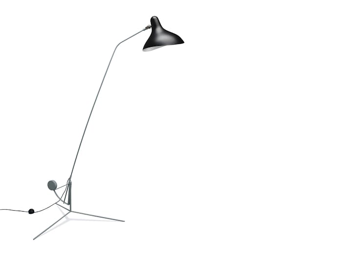 Dcw Mantis Bs1 Floor Lamp Grey Black Bernard Schottlander