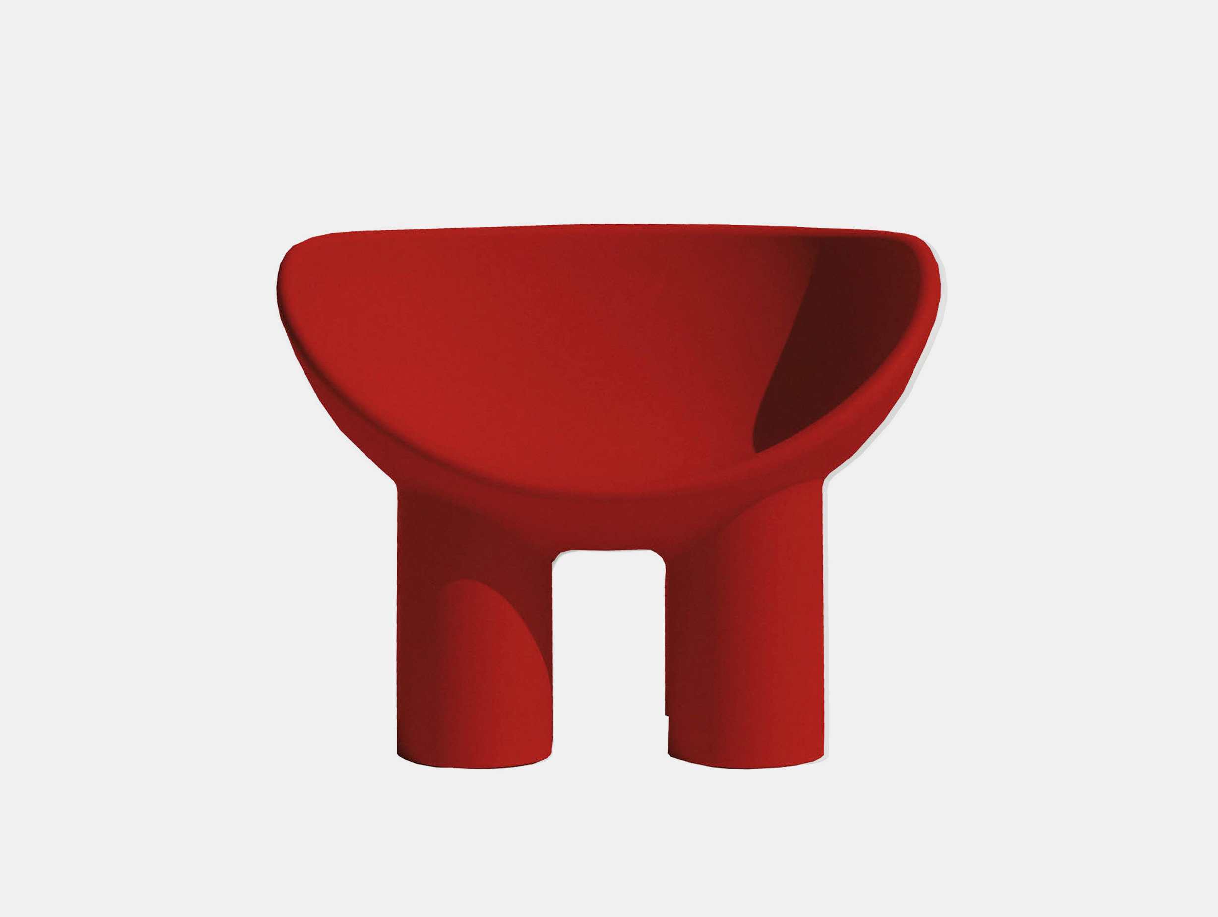 Driade faye toogood roly poly chair outdoor red brick1