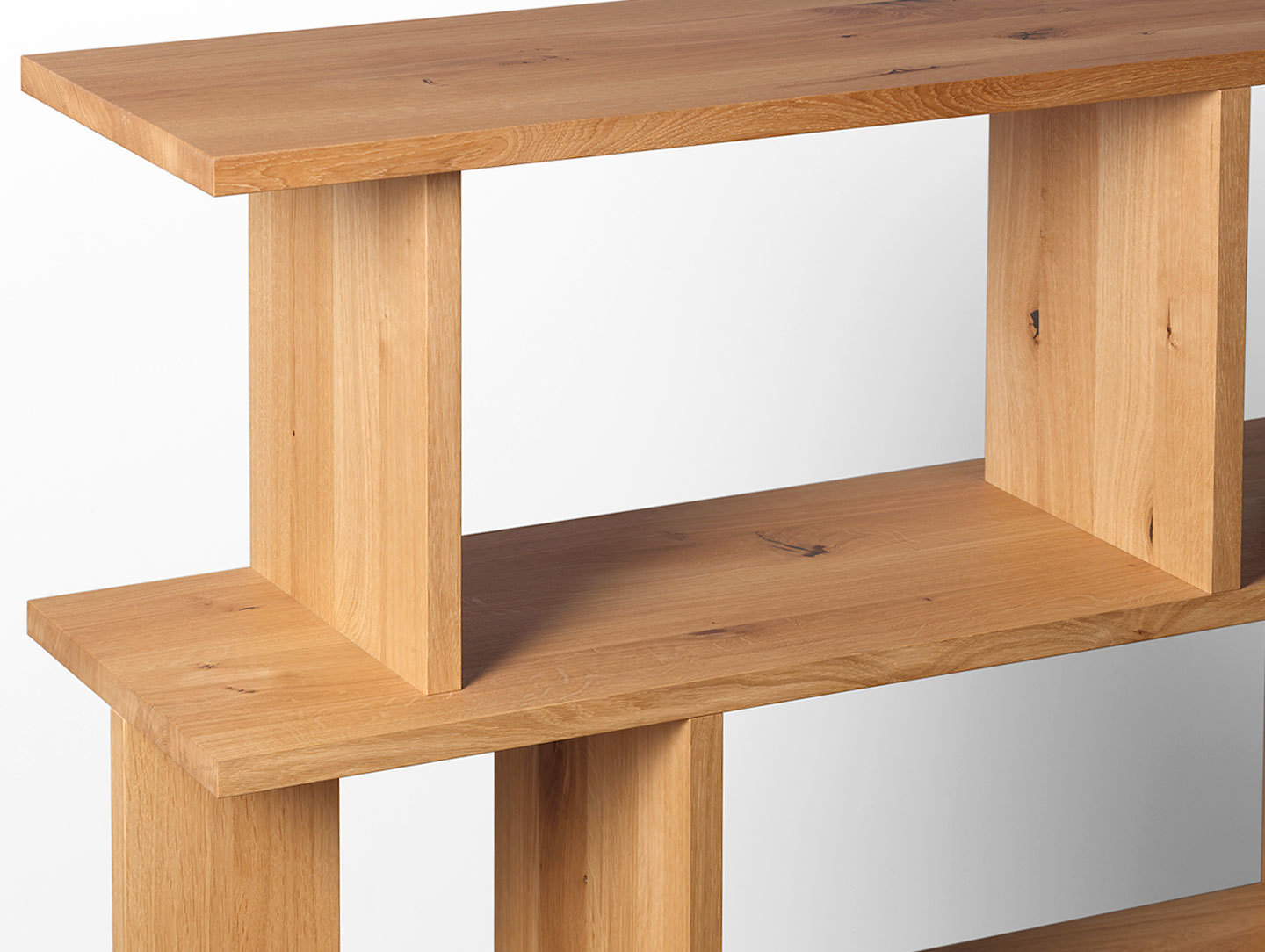 E15 Arie Shelves oak detail Arik Levy