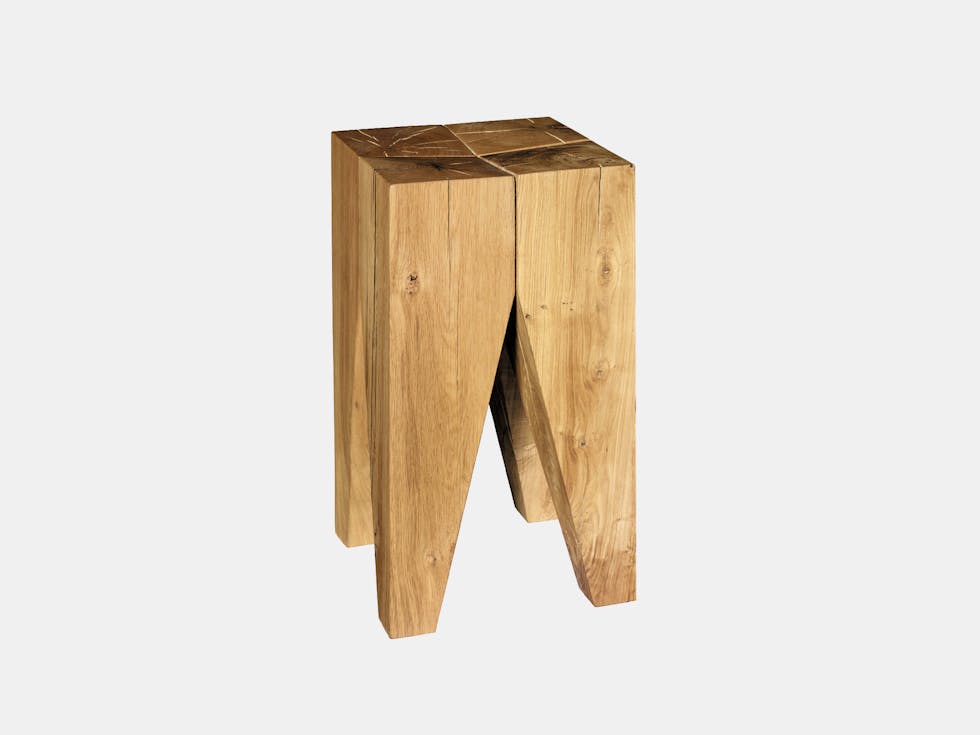 E15 Backenzahn Stool oiled oak E15 Backenzahn Stool oiled oak