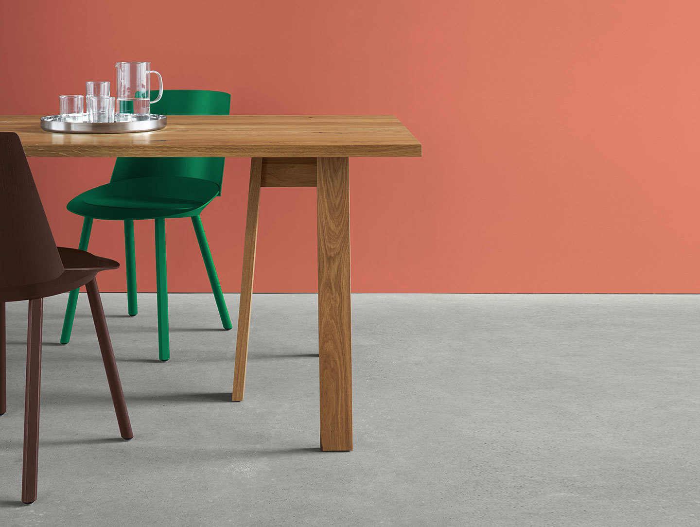 E15 Basis Table Oak Detail David Chipperfield