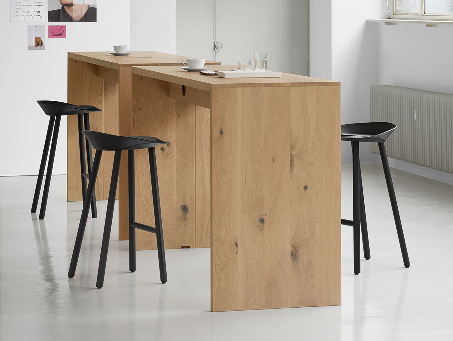 E15 Jean Stools Black Stefan Diez
