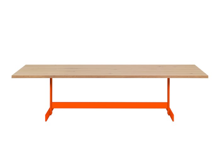 E15 KAZIMIR table pure orange side