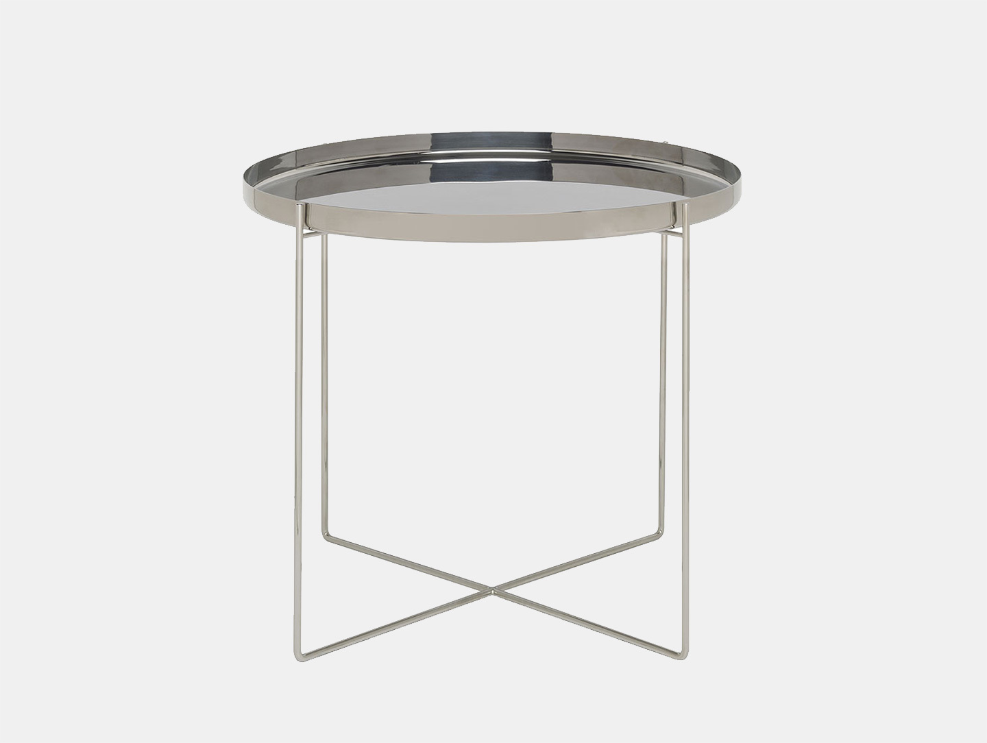 E15 habibi side table stainless steel dia 57 x h 47 cmphilipp mainzer