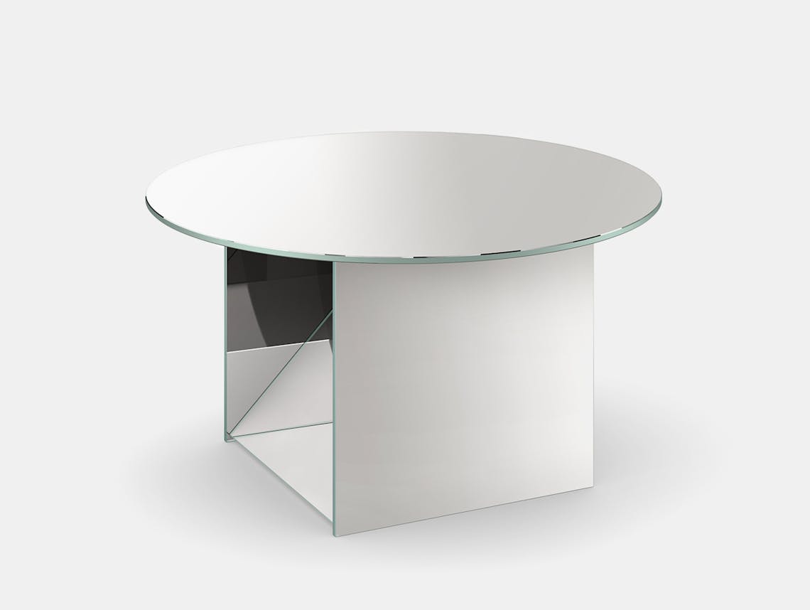 E15 annabelle klute kaisa side table medium mirrored glass