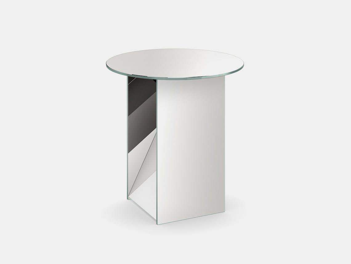 E15 annabelle klute kaisa side table small mirrored glass