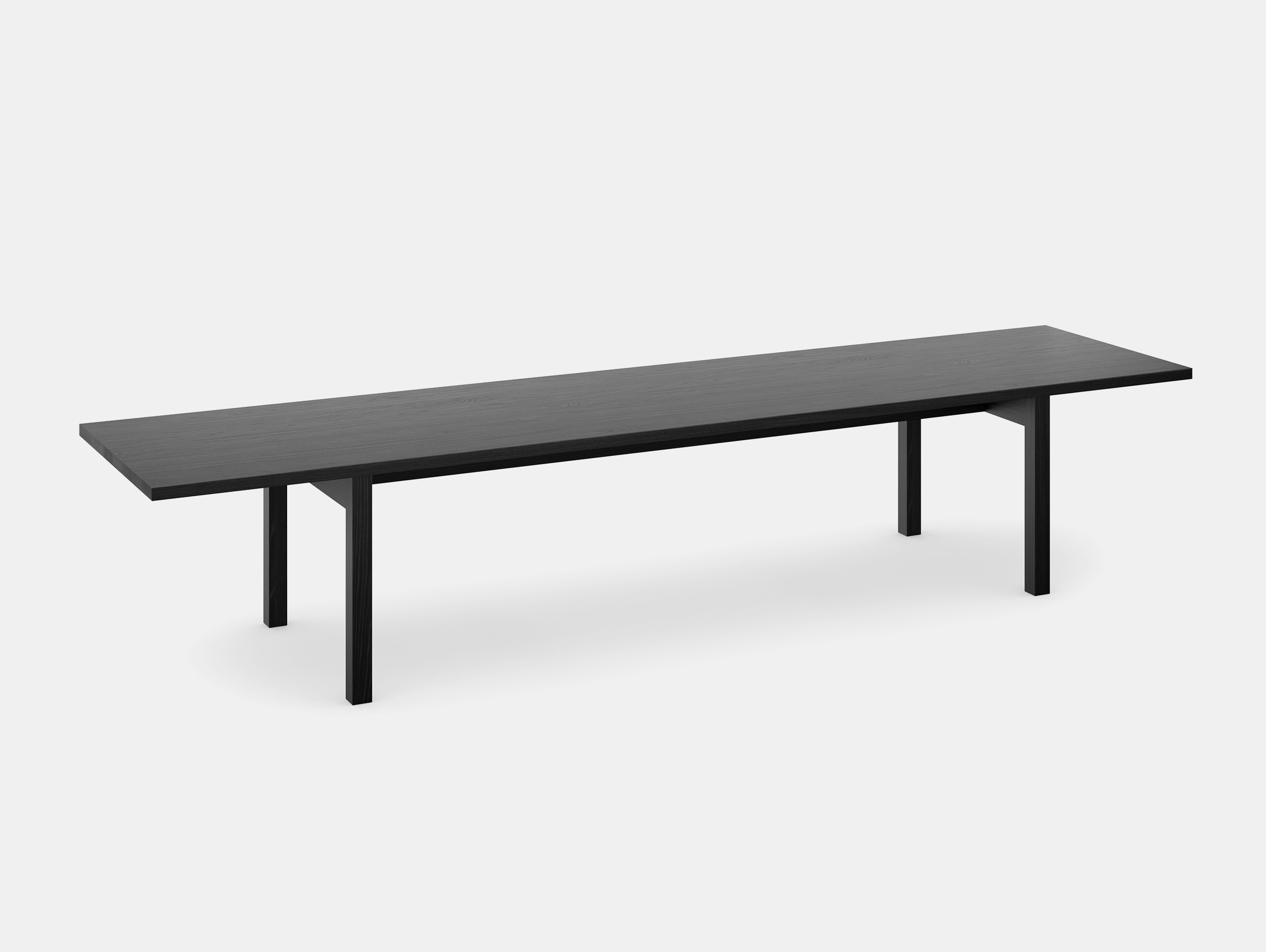 E15 david chipperfield galerie table large black oak