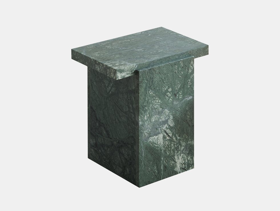 E15 tore table small marble verde vaneeka geolt