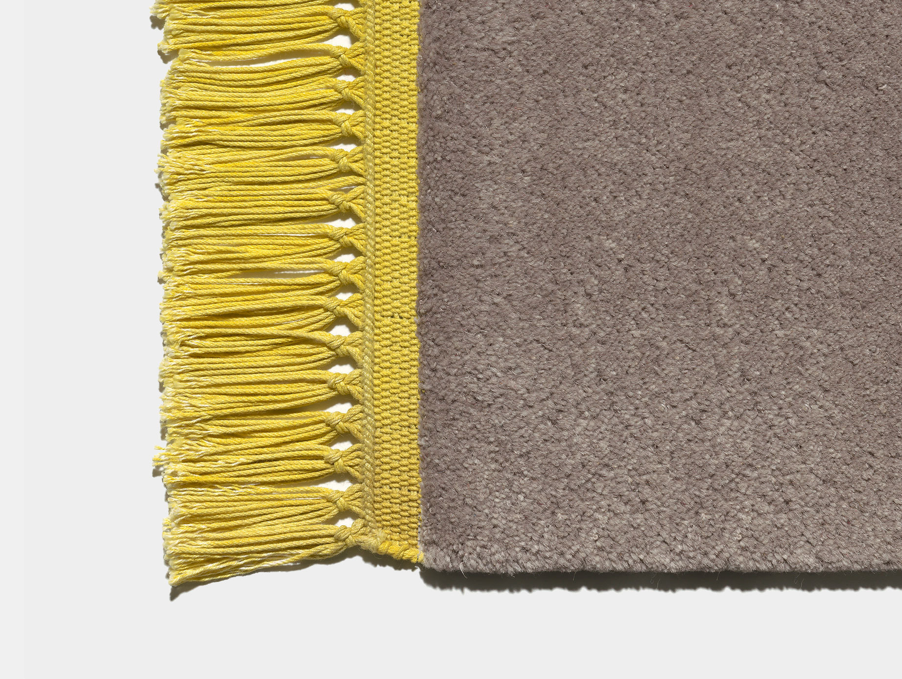 E15 Kavir Rug Taupe Mustard Yellow Philipp Mainzer Farah Ebrahimi