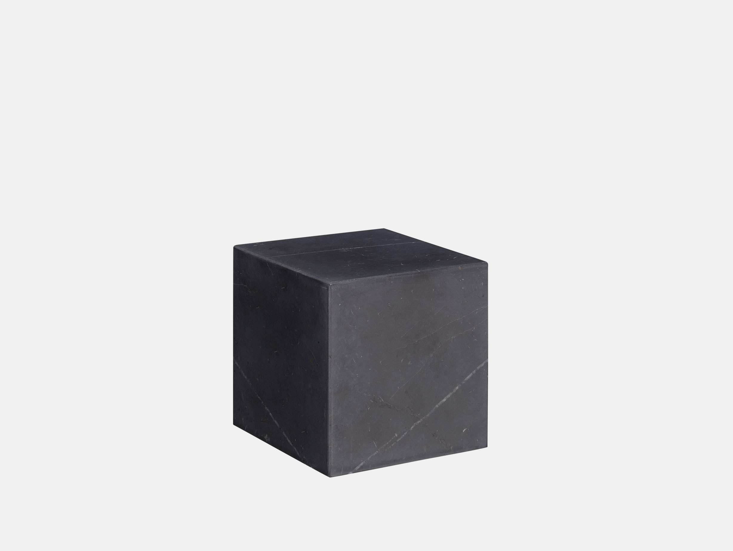 E15 Stop Bookend Cube Black Marble Philipp Mainzer