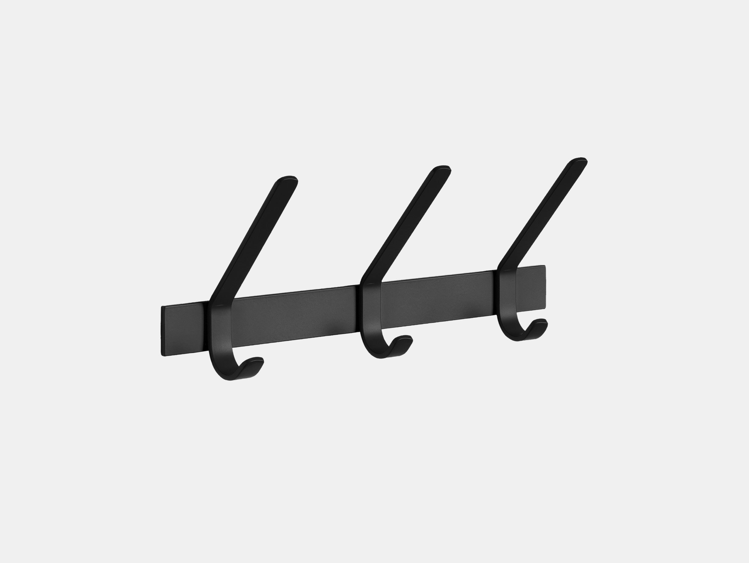 E15 Uni Coat Rack 3 Hook Black Ferdinand Kramer