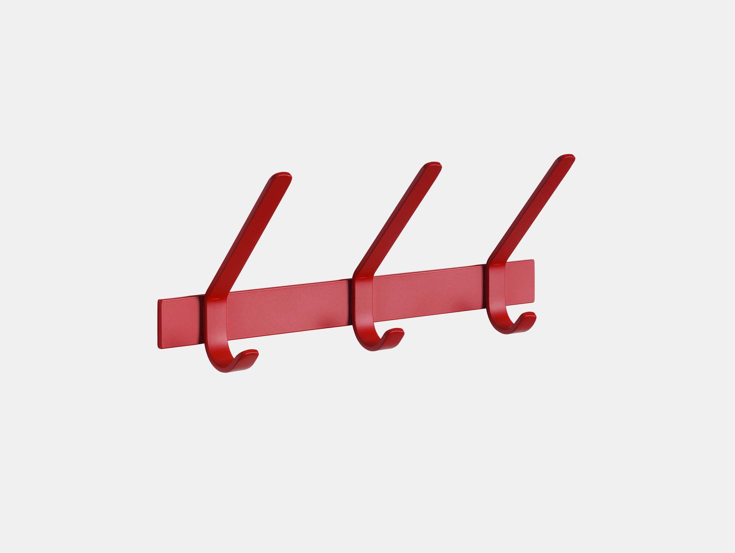 E15 Uni Coat Rack 3 Hook Red Ferdinand Kramer