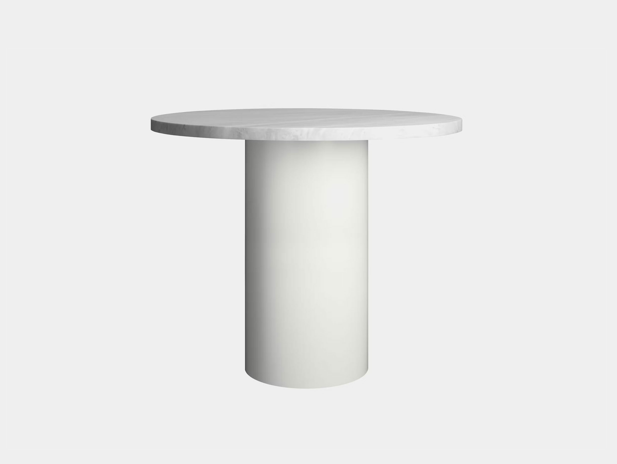 E15 enoki lounge table white white marble