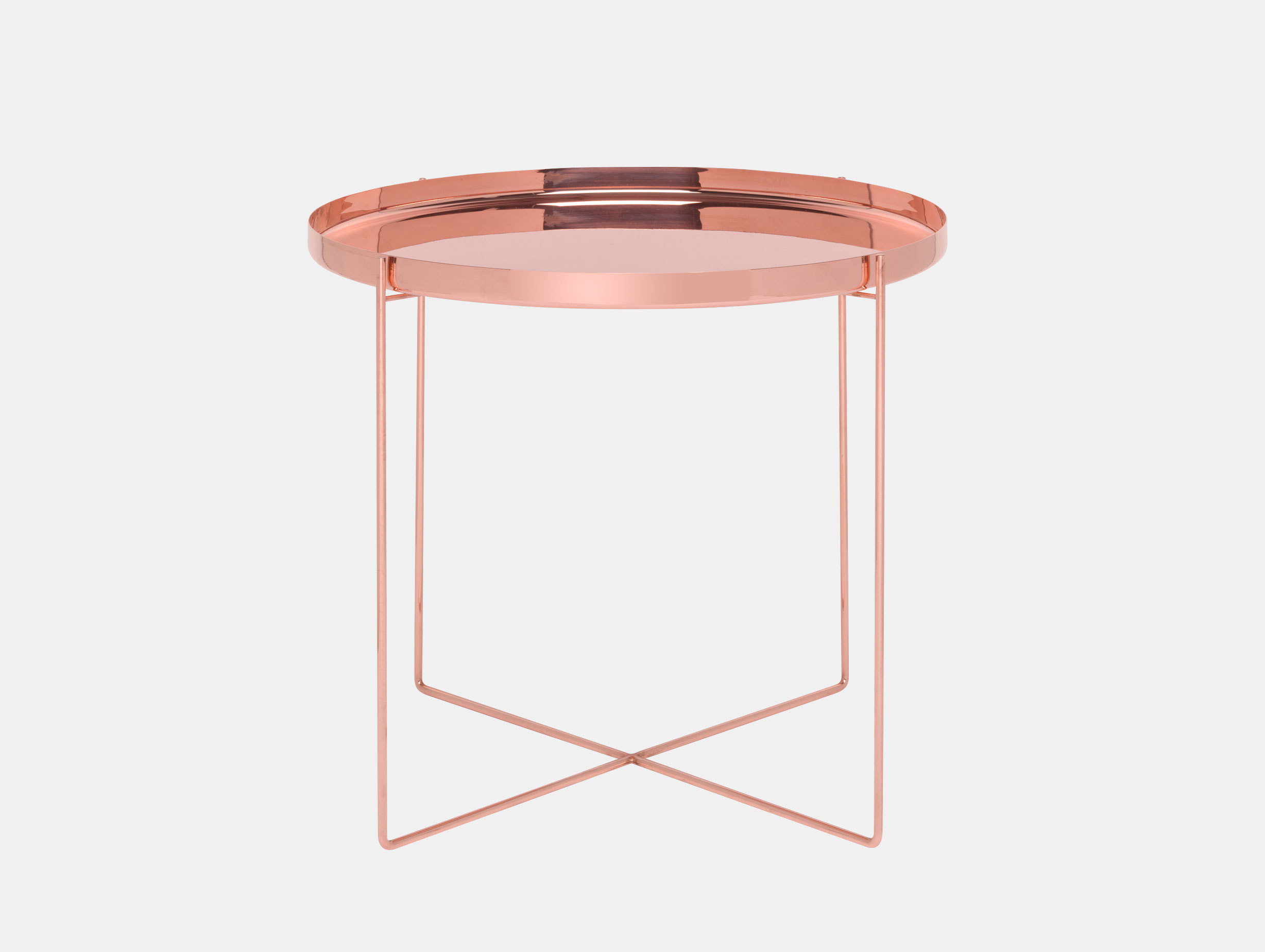 E15 Habibi Side Table Copper Philipp Mainzer