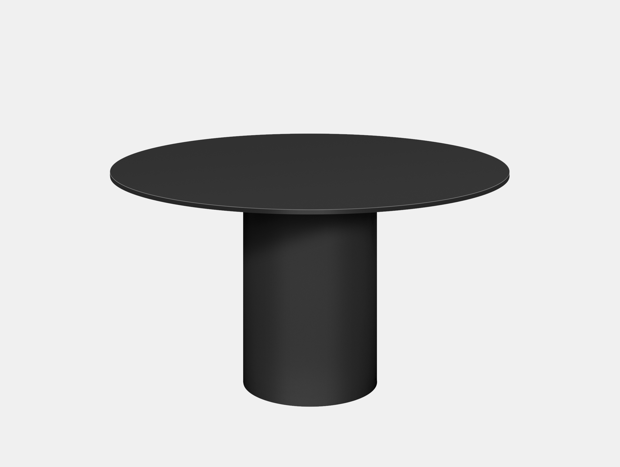 E15 hiroki dining table jet black