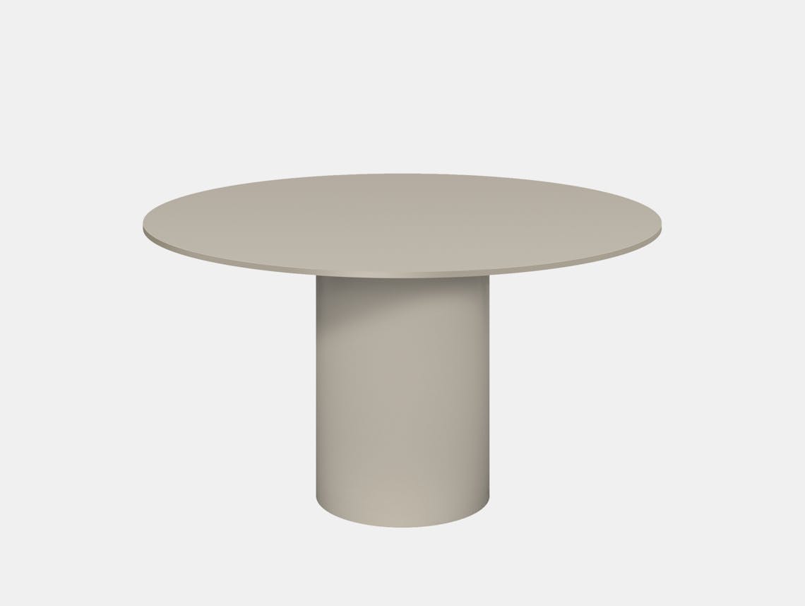 E15 hiroki dining table silk grey