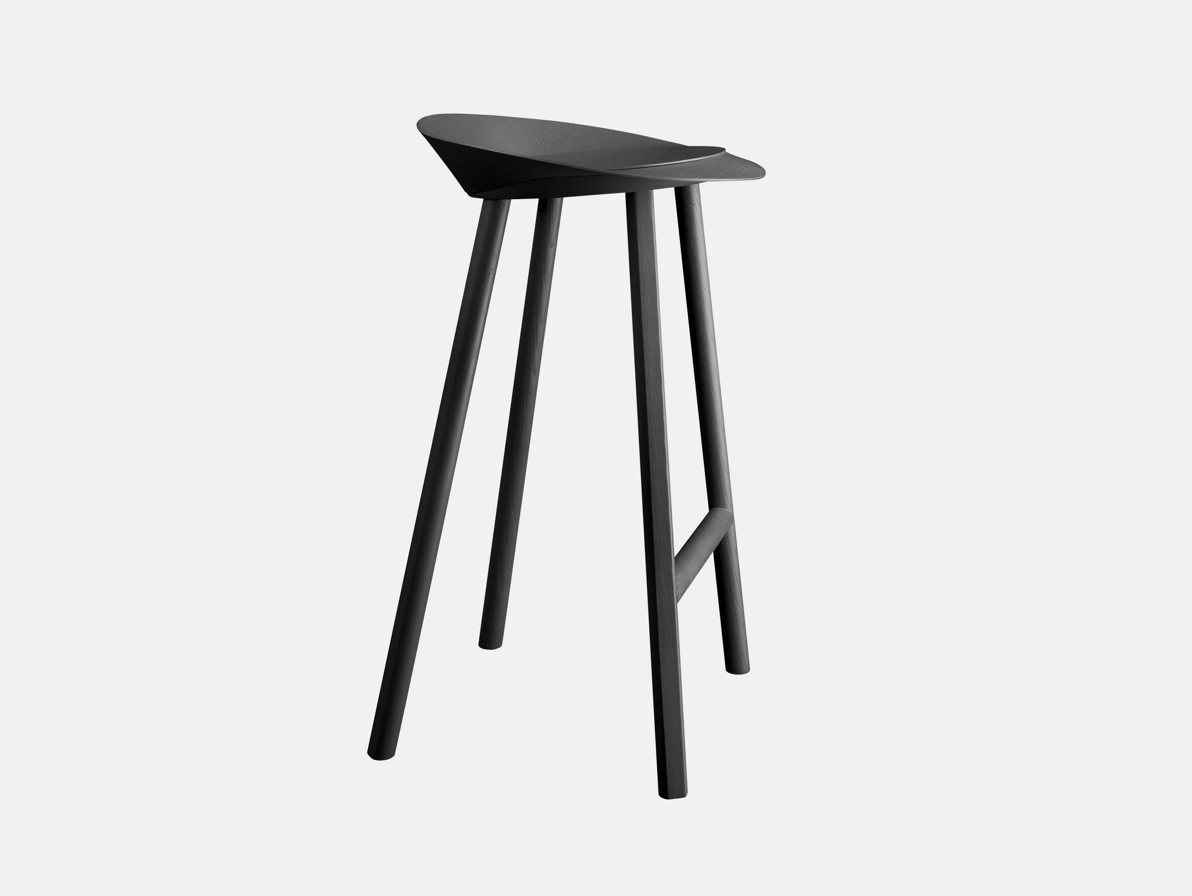 E15 Jean Stool Black Stefan Diez