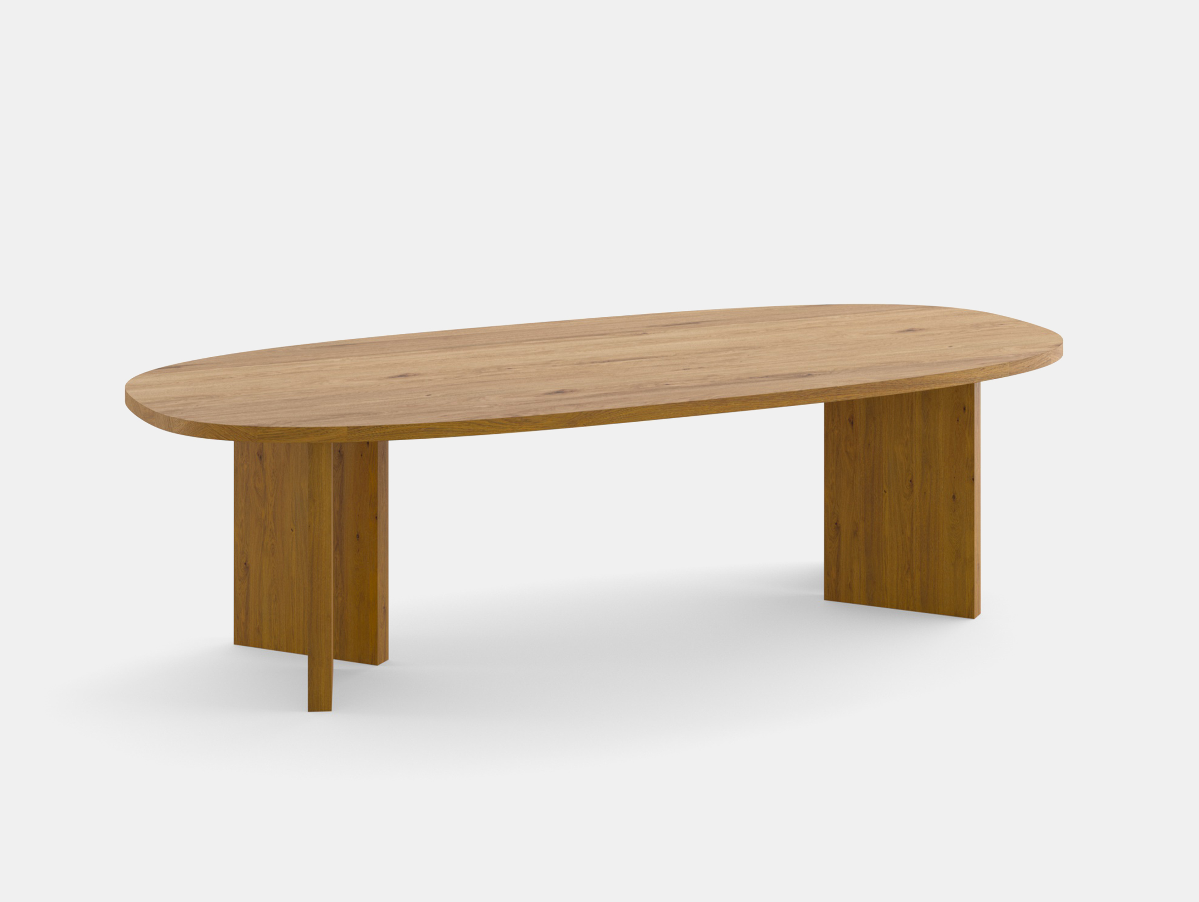 E15 kaname dining oval table oak