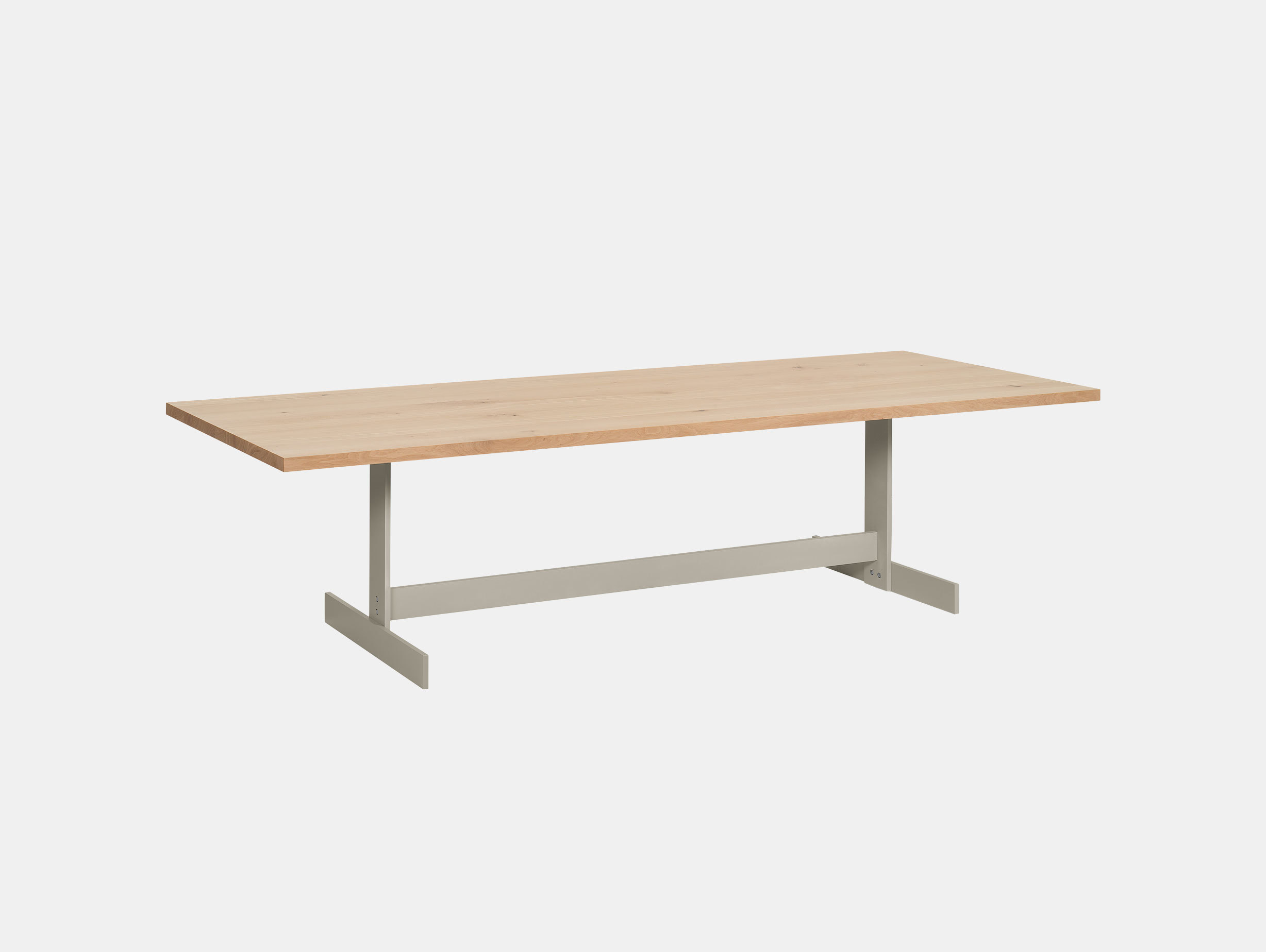 E15 Kazimir Table Oak Silk Grey Philipp Mainzer
