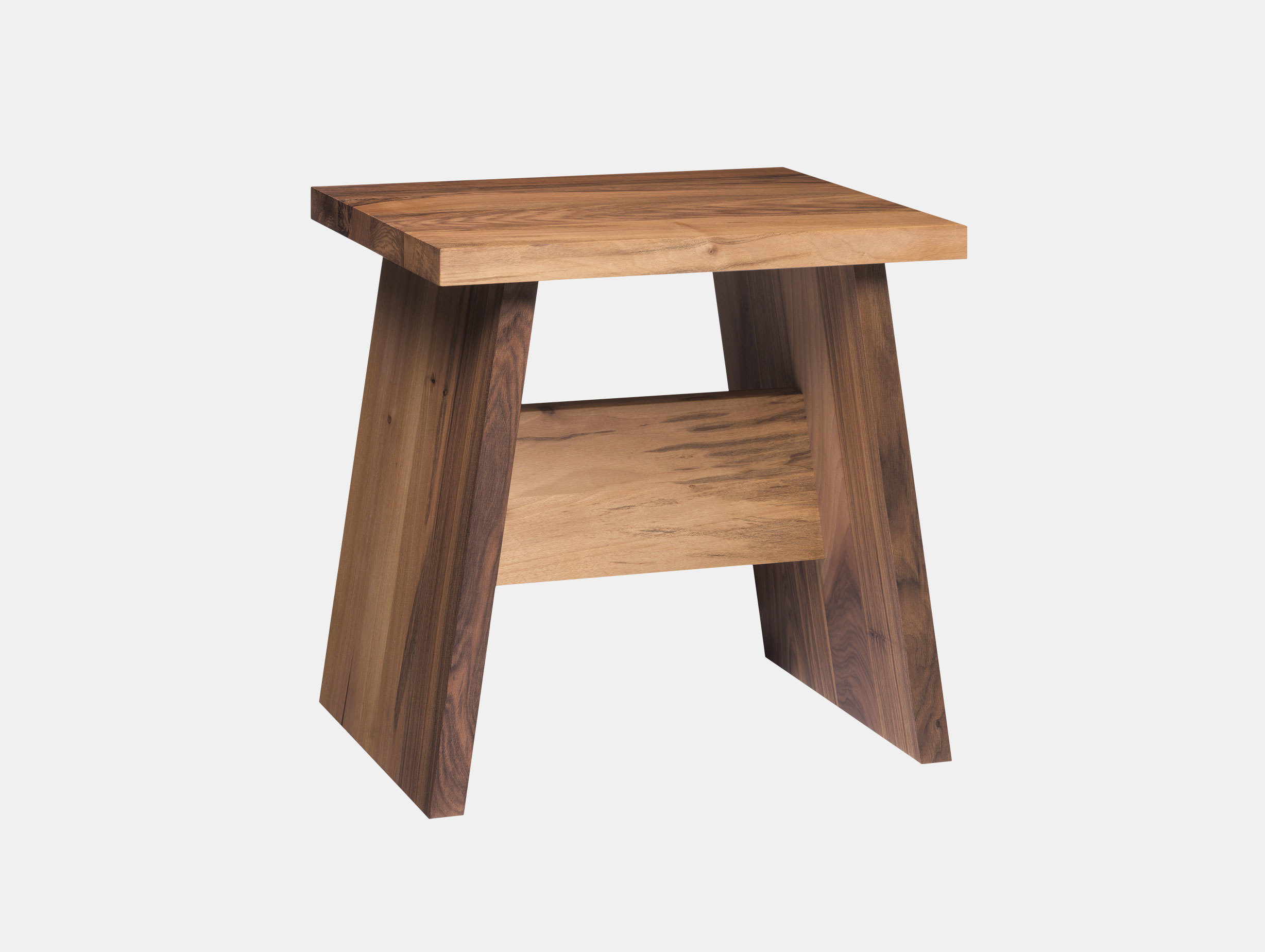 E15 Langley Stool Walnut David Chipperfield