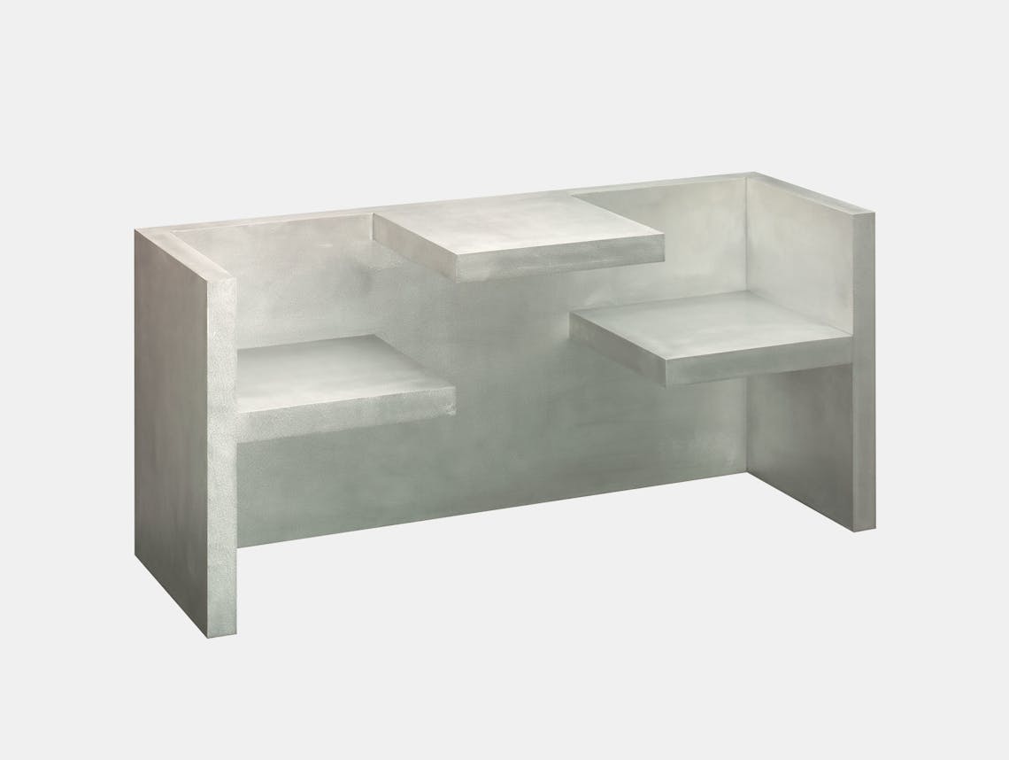 E15 Tafel Bench Aluminium Hans De Pelsmacker