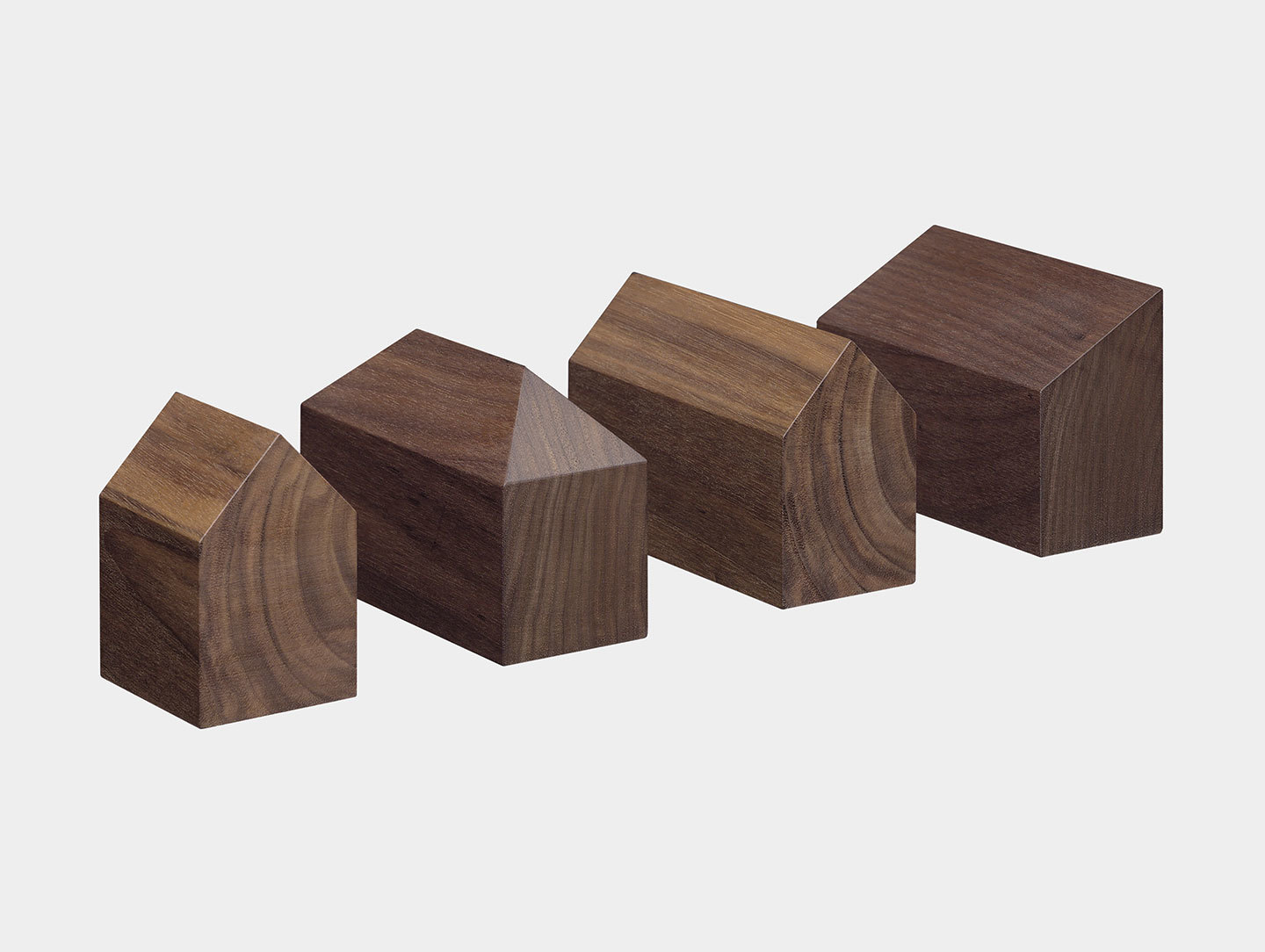 E15 Haus Paperweights Walnut Jan Philip Holler
