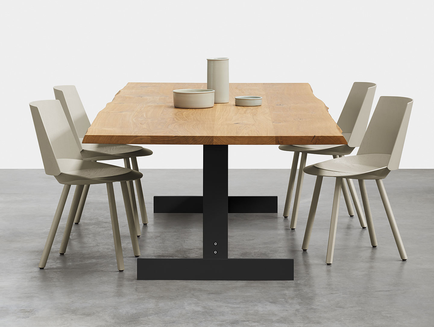 E15 Kazimir Raw Table Houdini Chairs Philipp Mainzer B