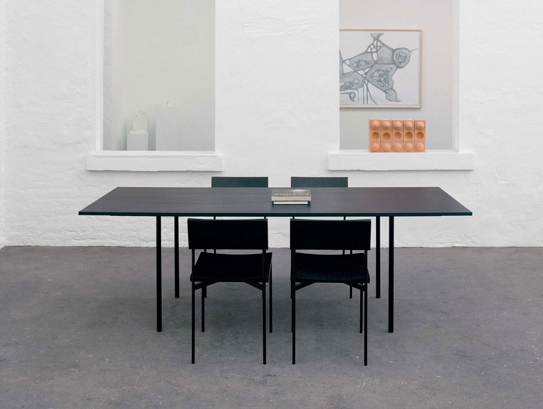 E15 Anton Table Black Henning Chairs Philipp Mainzer