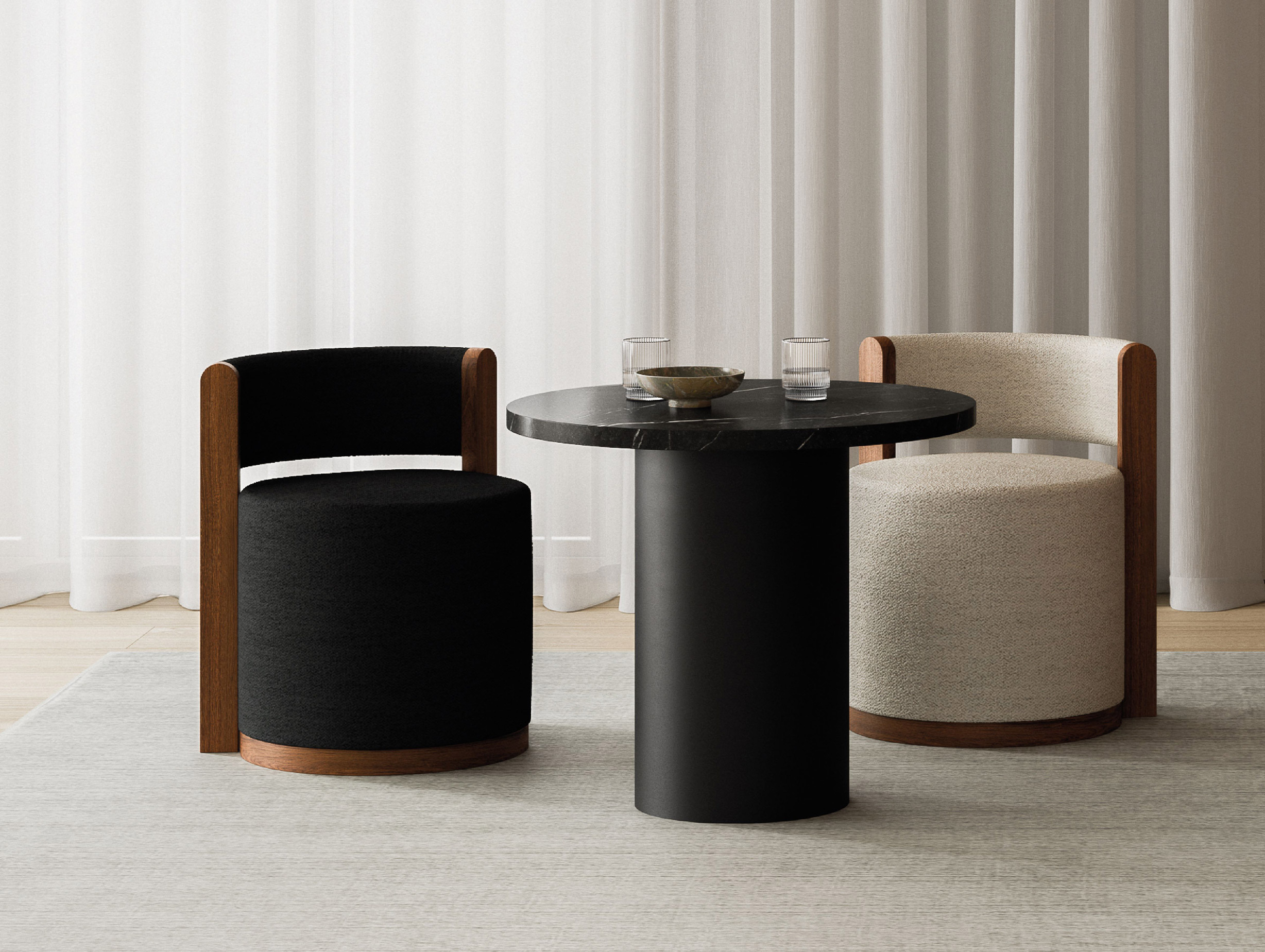 E15 furniture david thulstrup alde club chair dark stained oak lifestyle