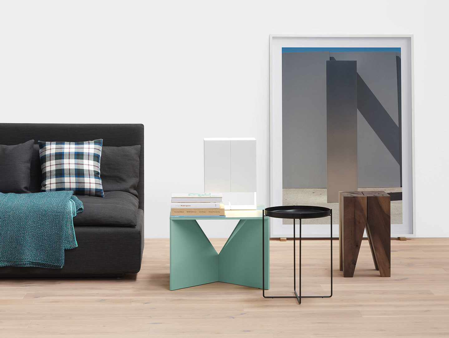 E15 Habibi Side Table Black Set Philipp Mainzer