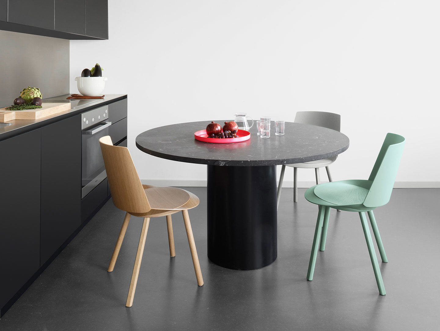 E15 Hiroki Table Black Marble Kitchen Philipp Mainzer