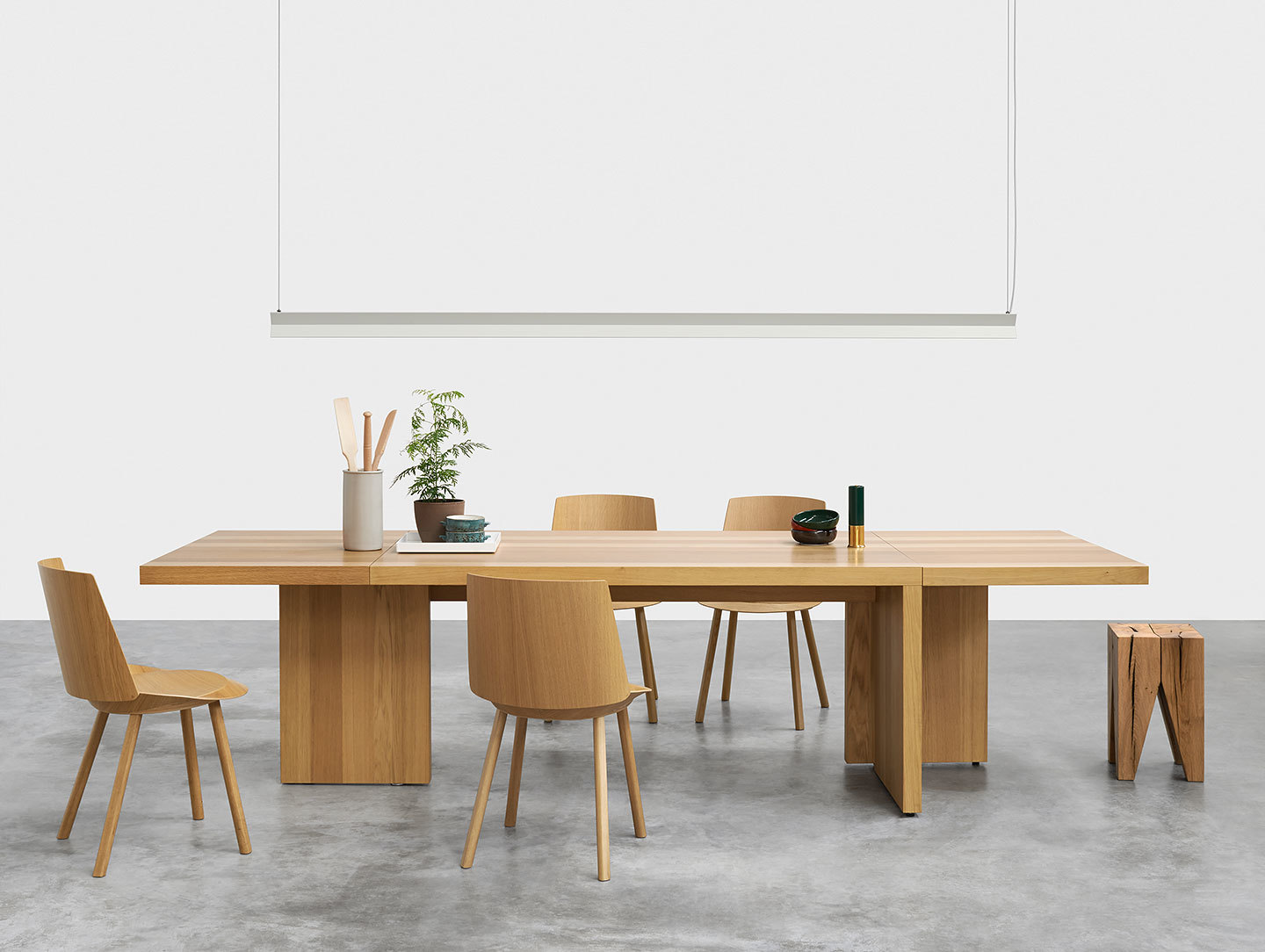 E15 Houdini Chairs Oak Stefan Diez