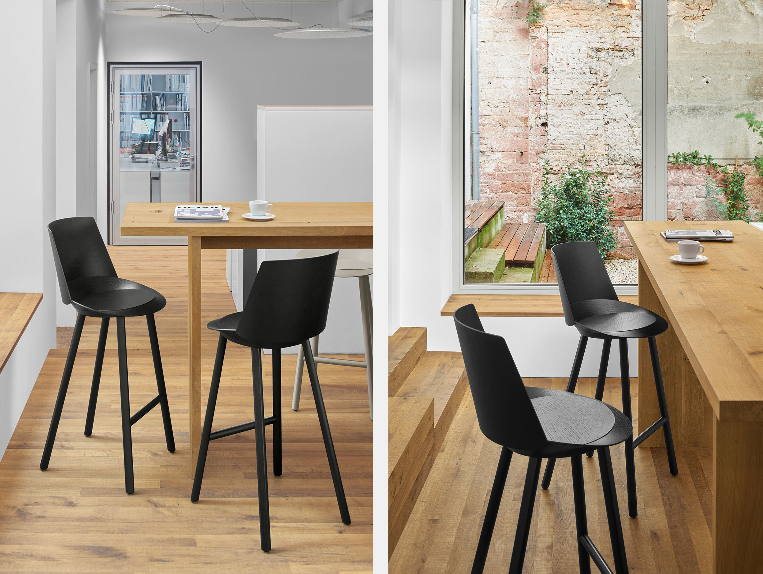 E15 jean stool with backrest 5