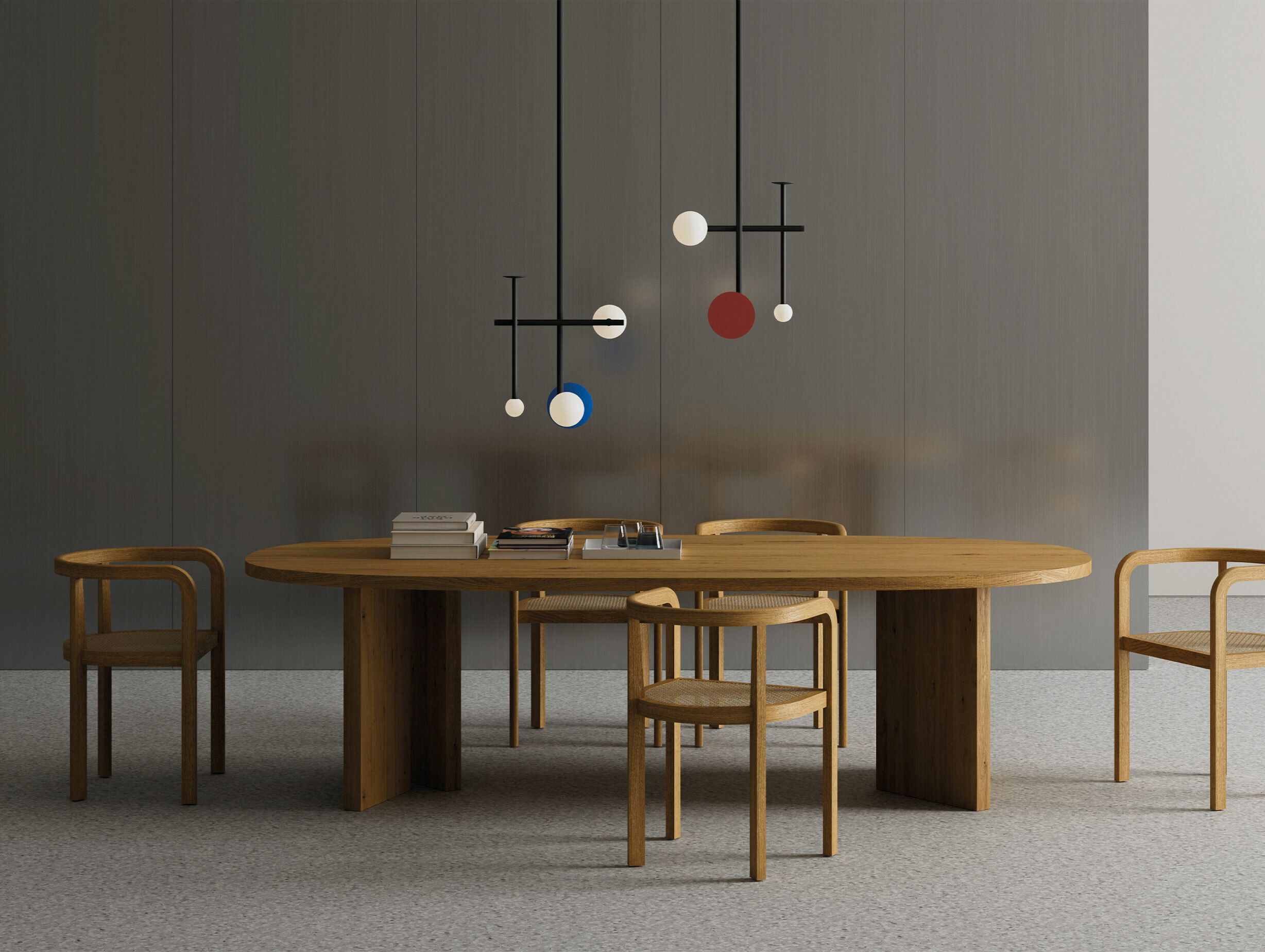 E15 kaname oval table stuttgard chair story 1