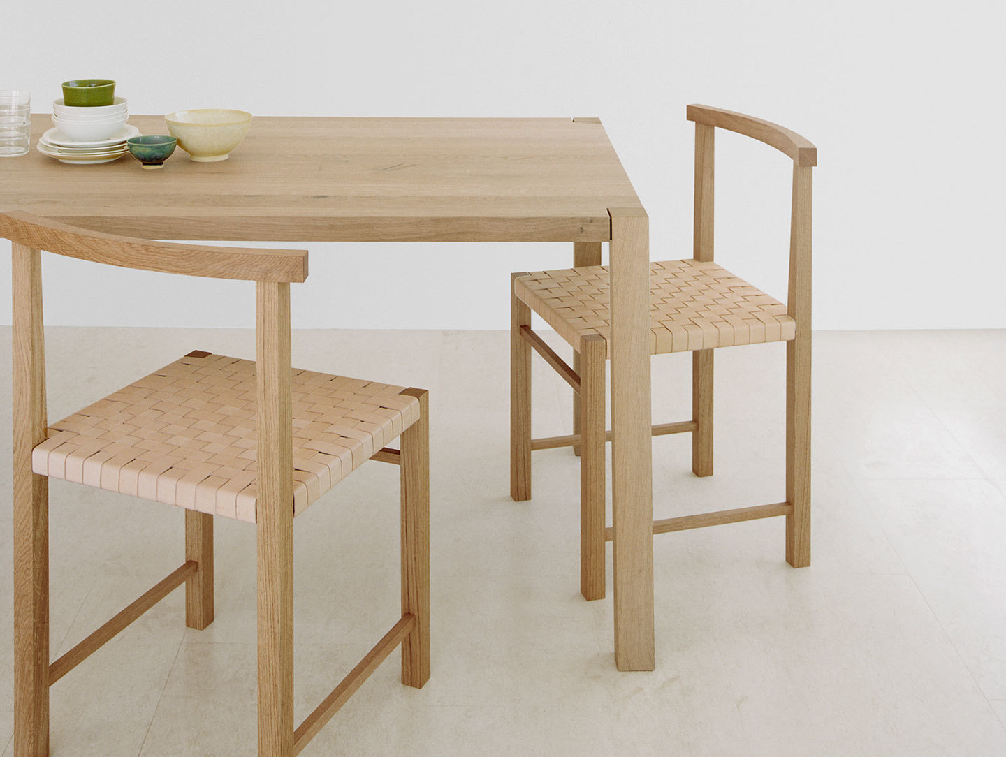 E15 Karnak Chair Oak Leather Sloane Ferdinand Kramer