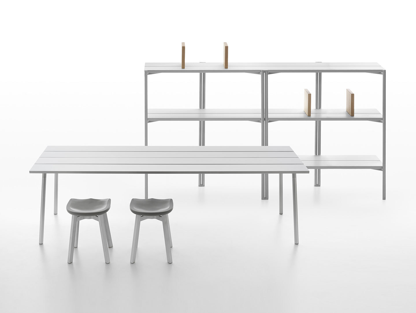 Emeco run collection aluminium kim colin sam hecht