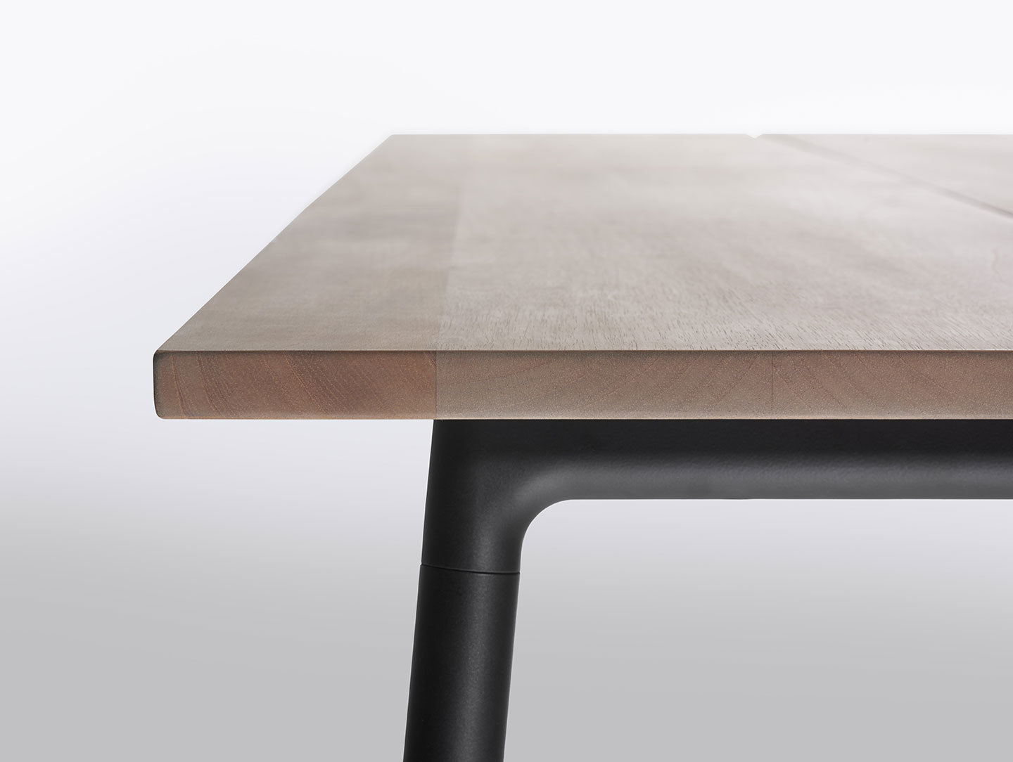 Emeco run table detail black frame kim colin sam hecht