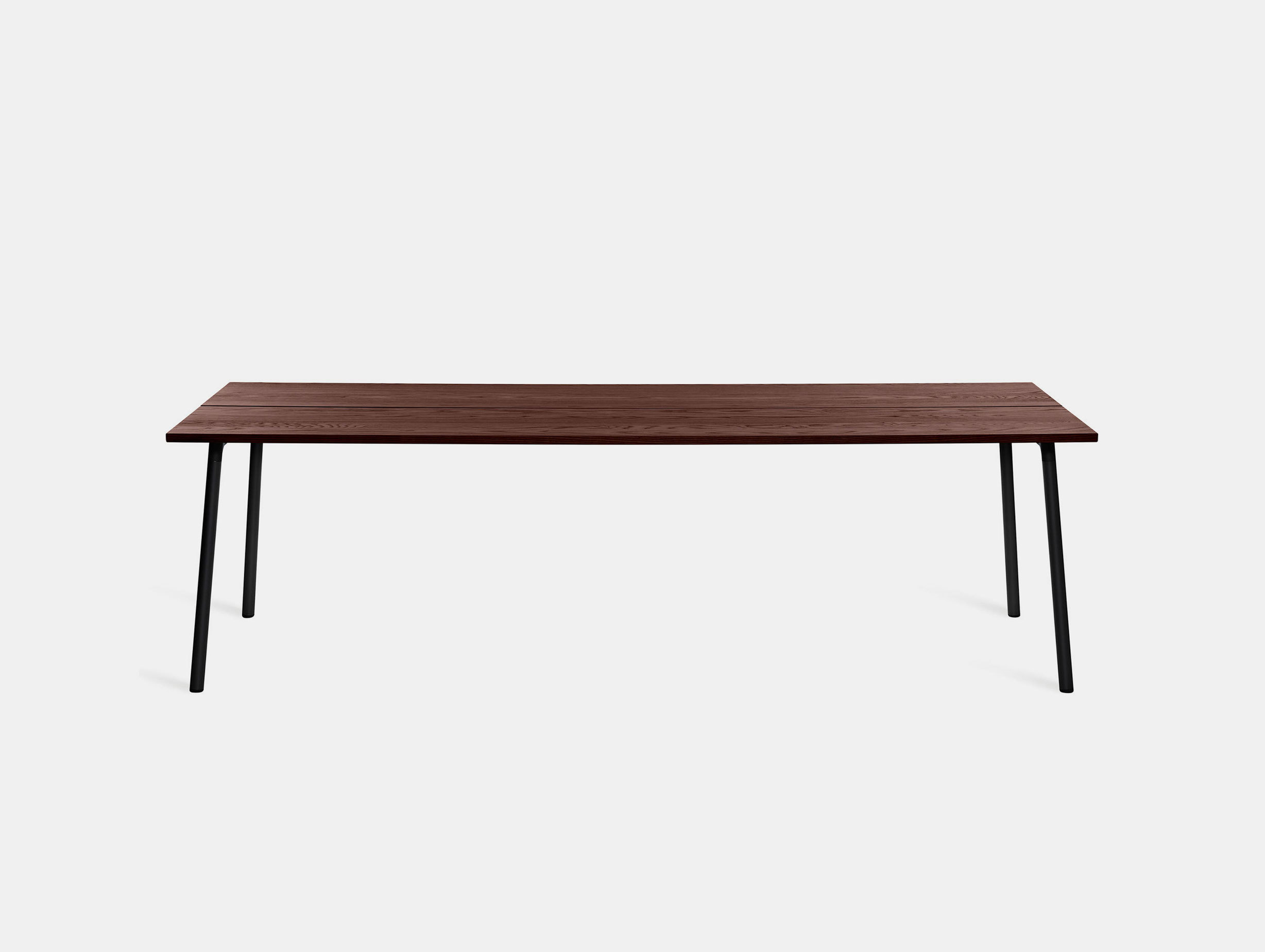 Emeco run table walnut top black frame kim colin sam hecht