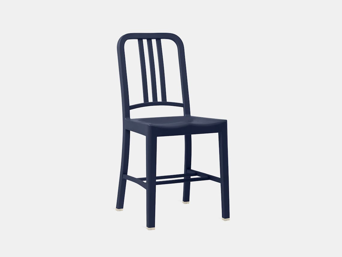 Emeco 111 navy chair dark blue