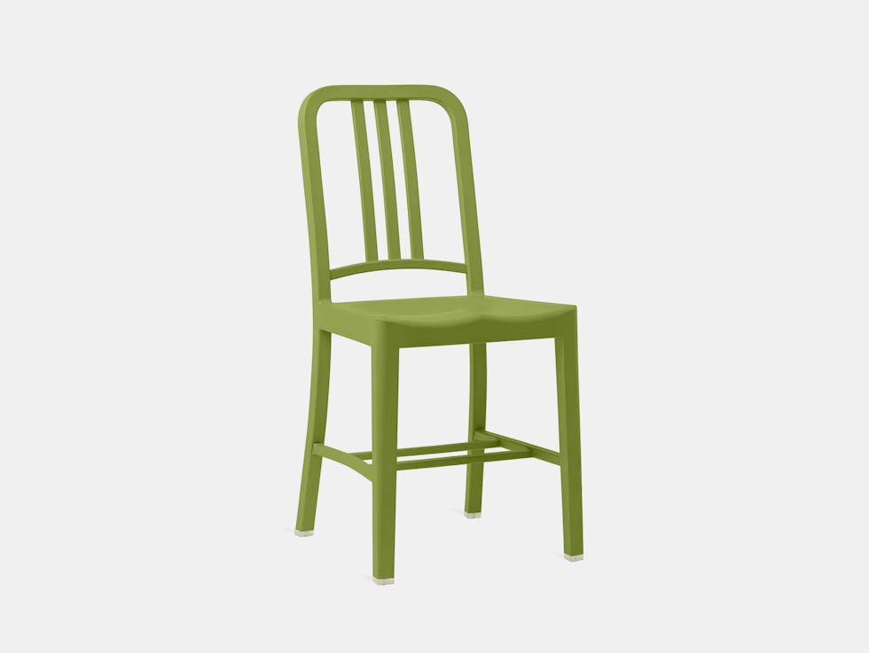 Emeco 111 navy chair grass