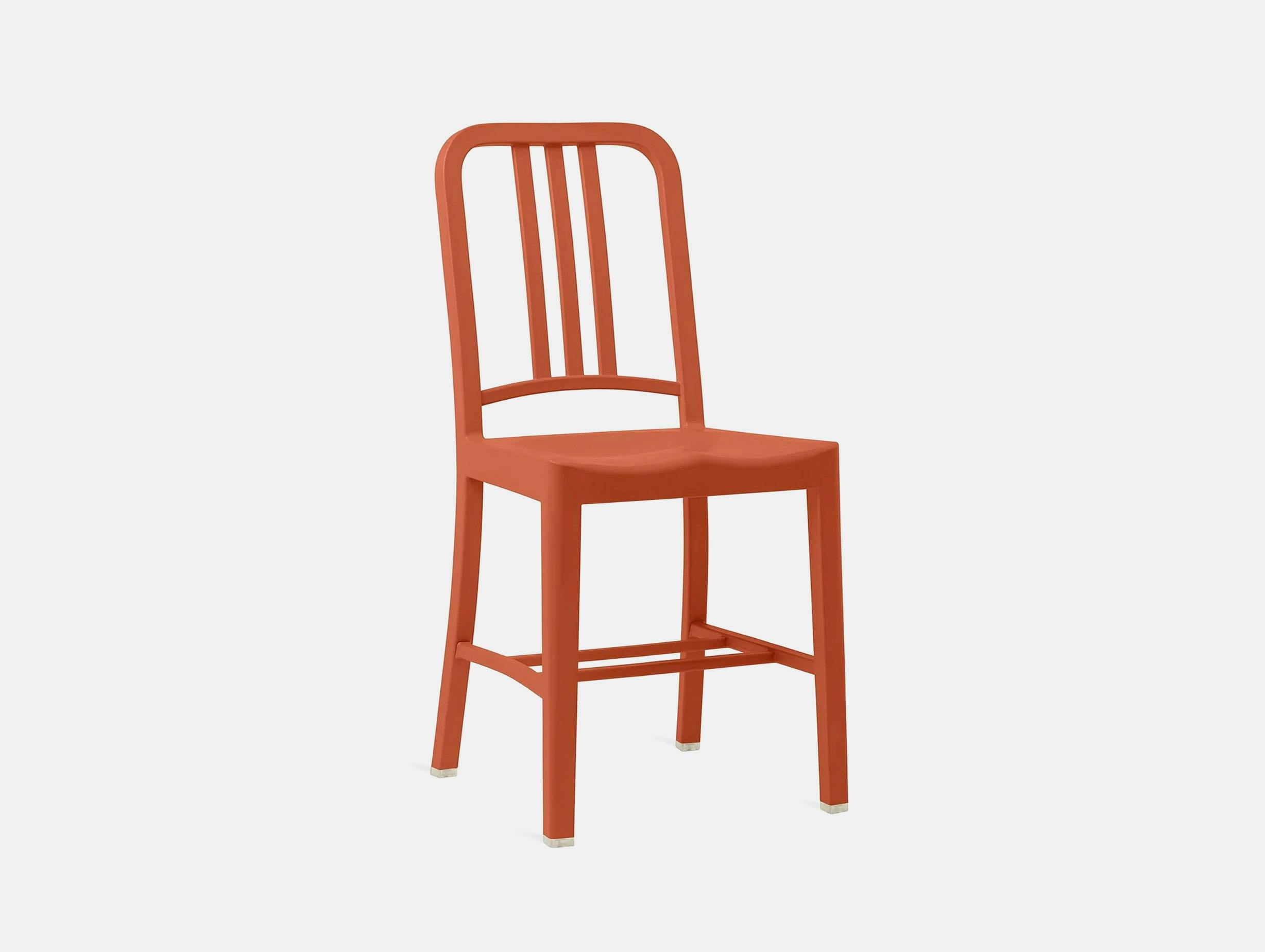 Emeco 111 navy chair persimmmon