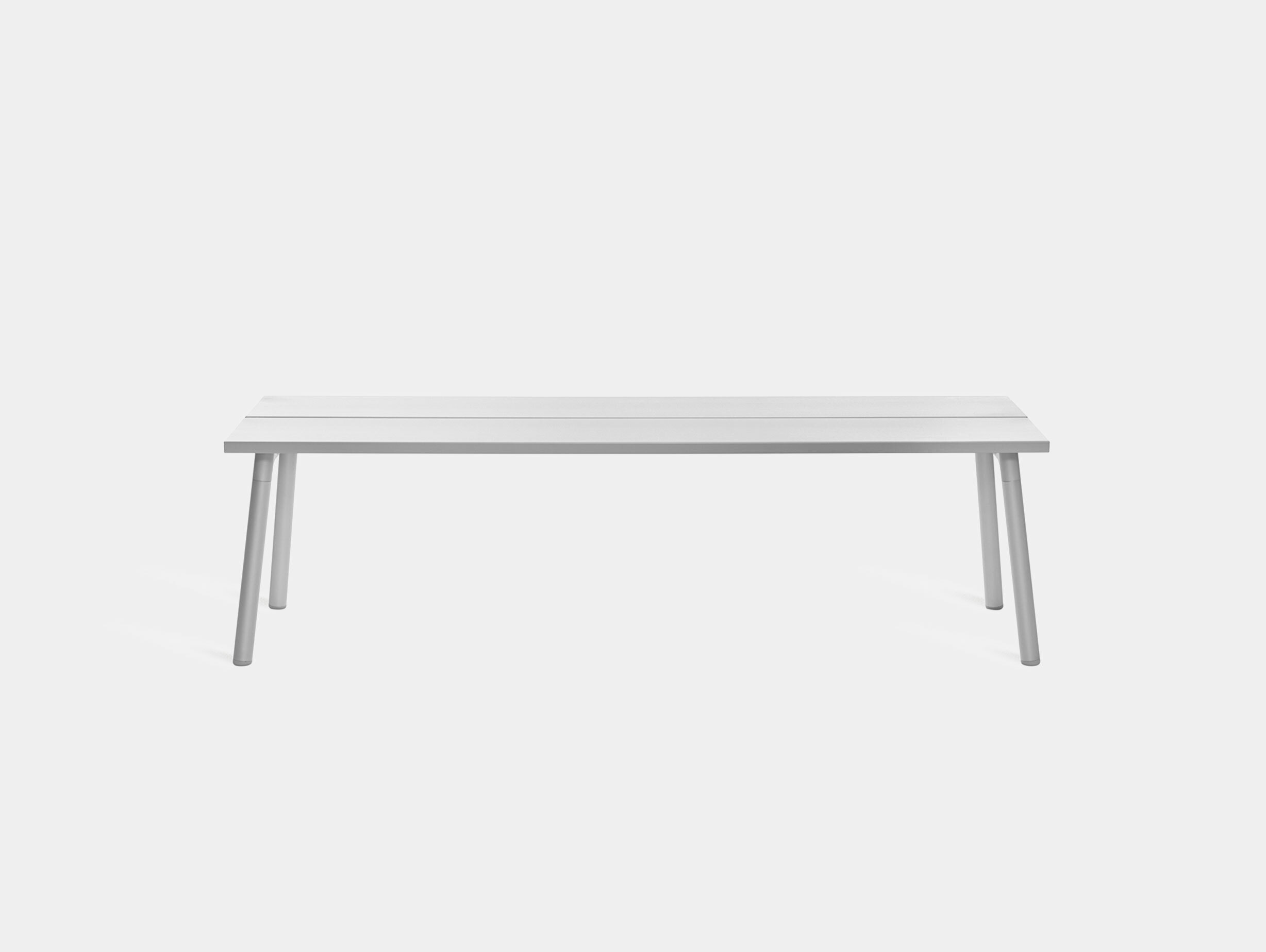 Emeco run 3 seat bench aluminium