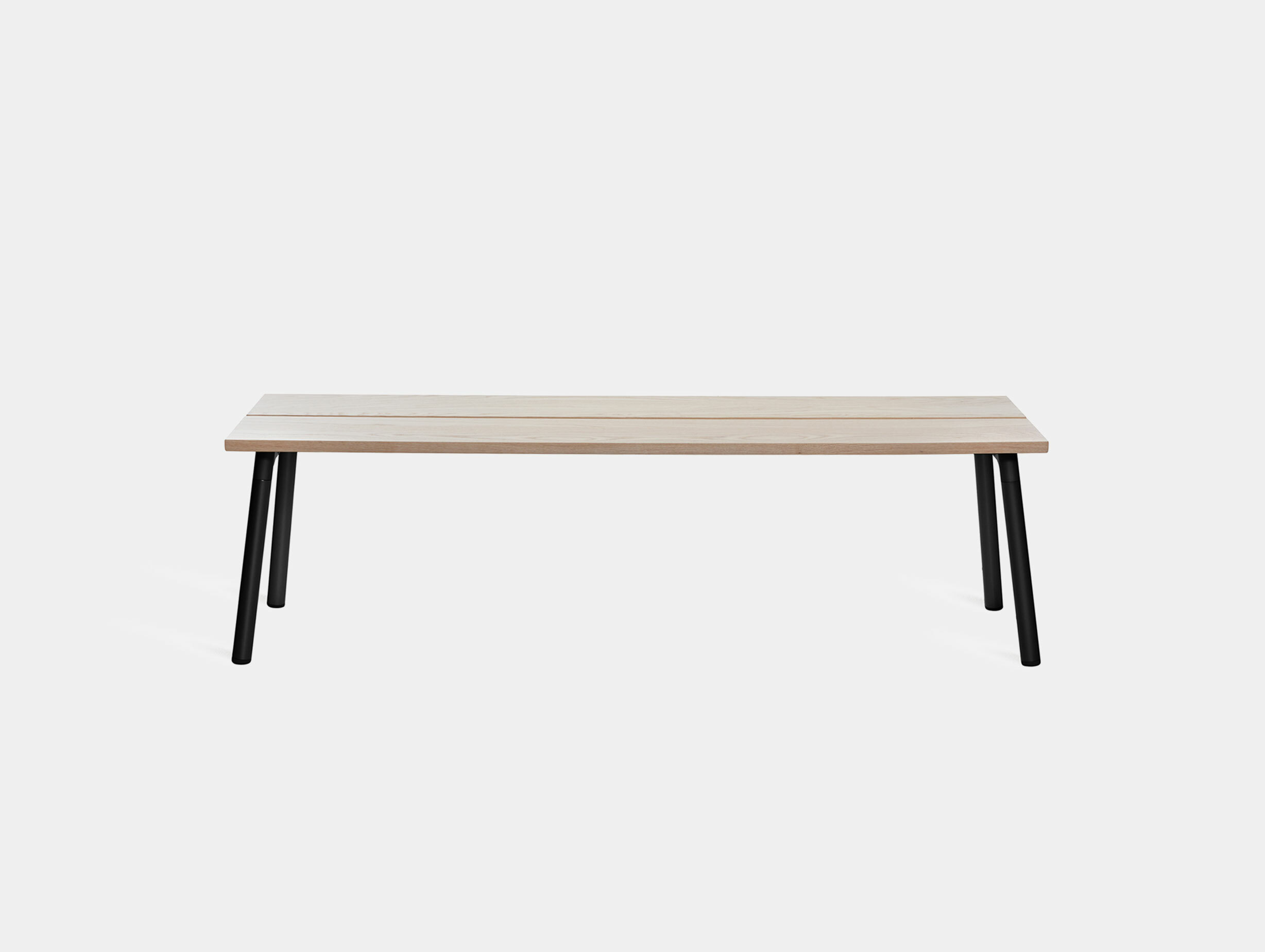 Emeco run 3 seat bench black ash
