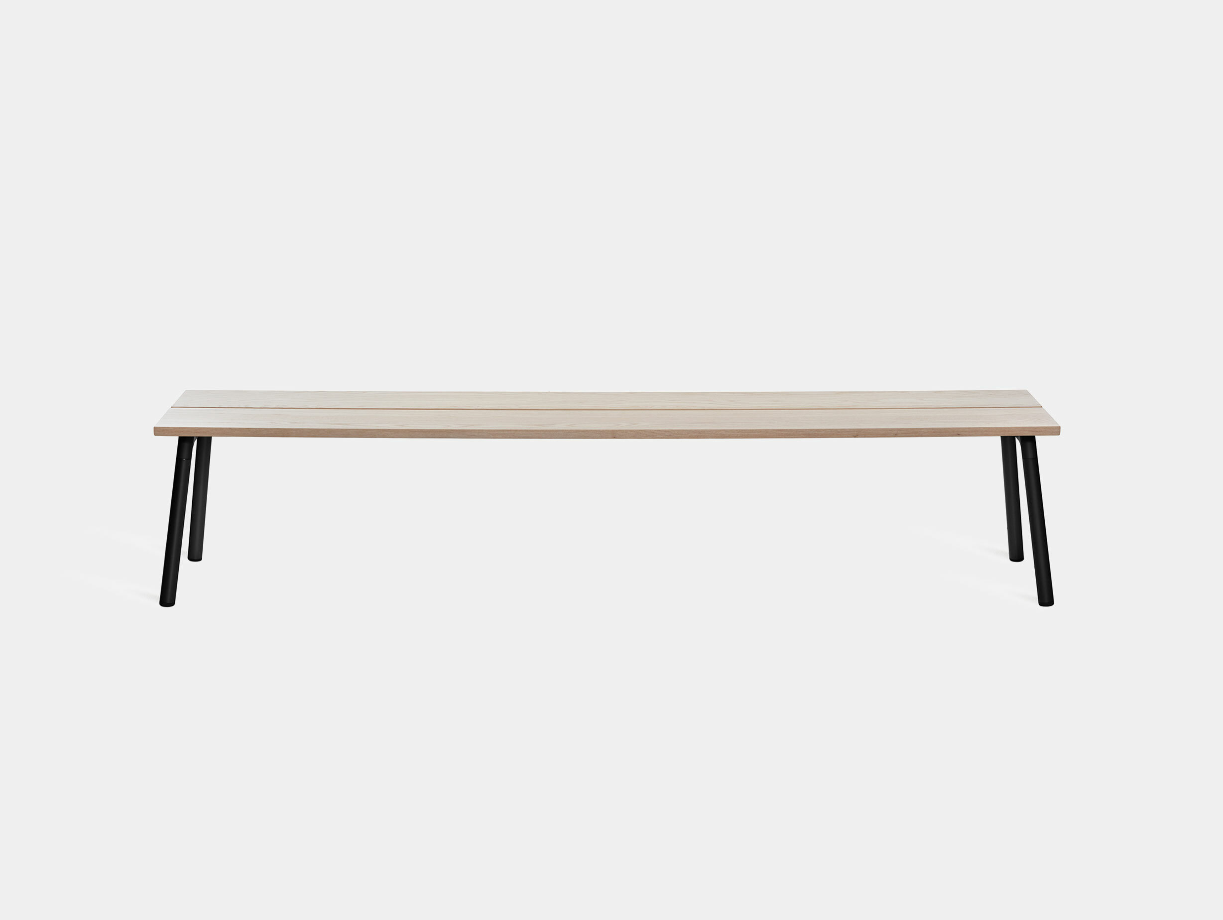 Emeco run 4 seat bench black ash